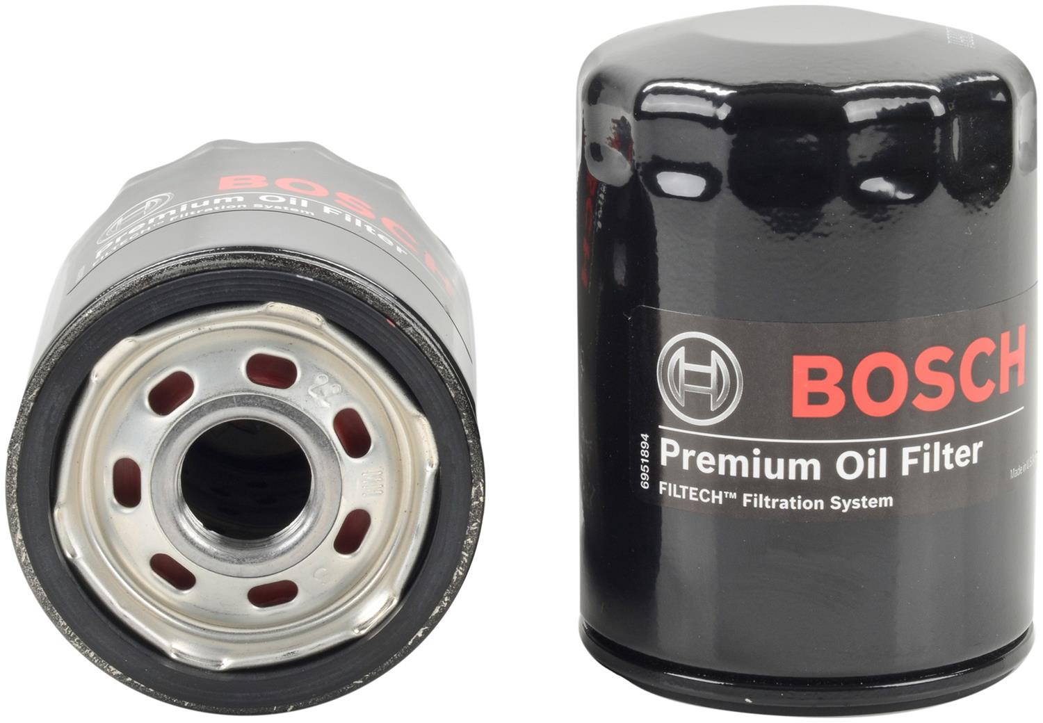 BOSCH 3502 Premium Oil Filter With FILTECH Filtration Technology -  Compatible With Select Buick, Cadillac, Chevrolet, Dodge, Ford, GMC, Jeep,  Lincoln