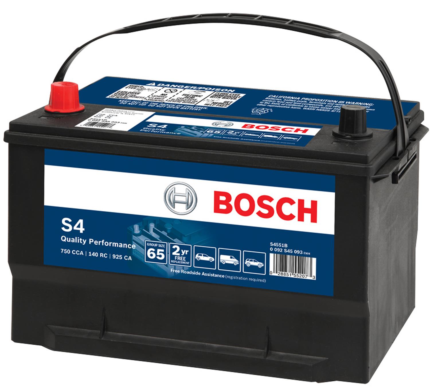 Bosch Automotive S4536B Bosch S4 Quality Performance Batteries Summit Racing