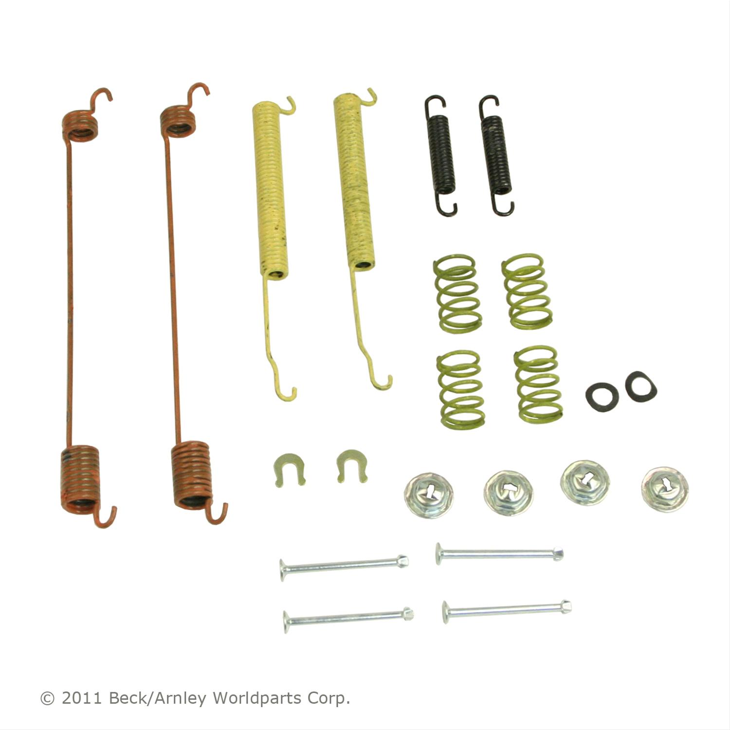 084-1382 Beck Arnley Kit Drum Brake Hardware Rear For Truck Hardbody