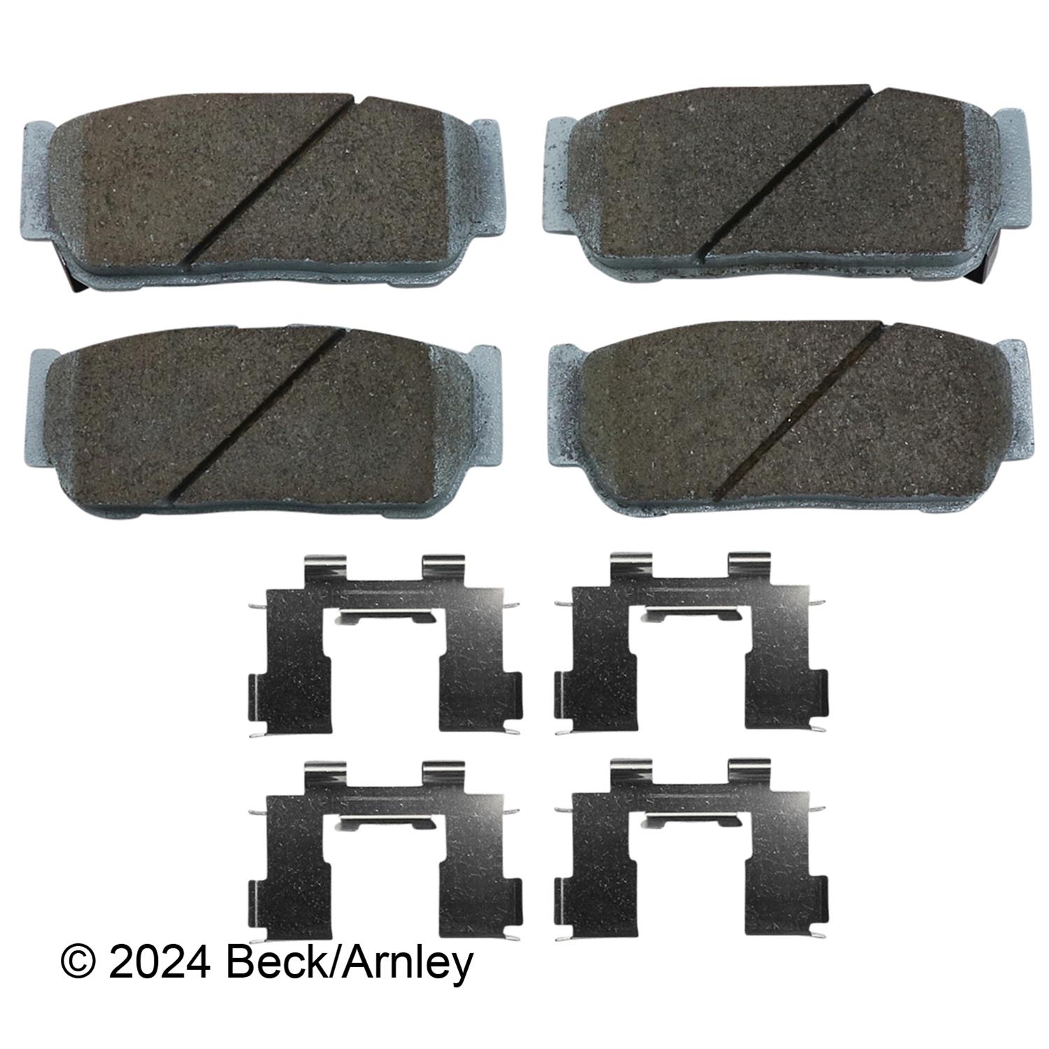 Beck/Arnley 085-6725 Beck/Arnley OE Disc Brake Pads | Summit Racing