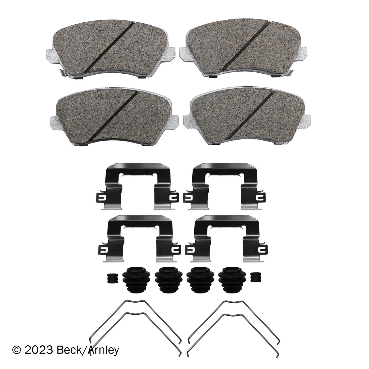 Beck/Arnley 085-7061 Beck/Arnley OE Disc Brake Pads | Summit Racing