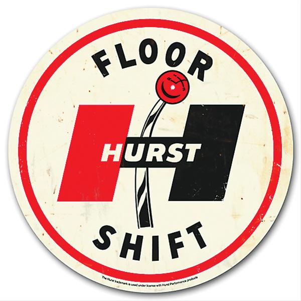 Hurst Equipped shifter Vintage Metal Sign 22x12.75 Two Lane Blacktop 1955 Gasser Motors Apparel