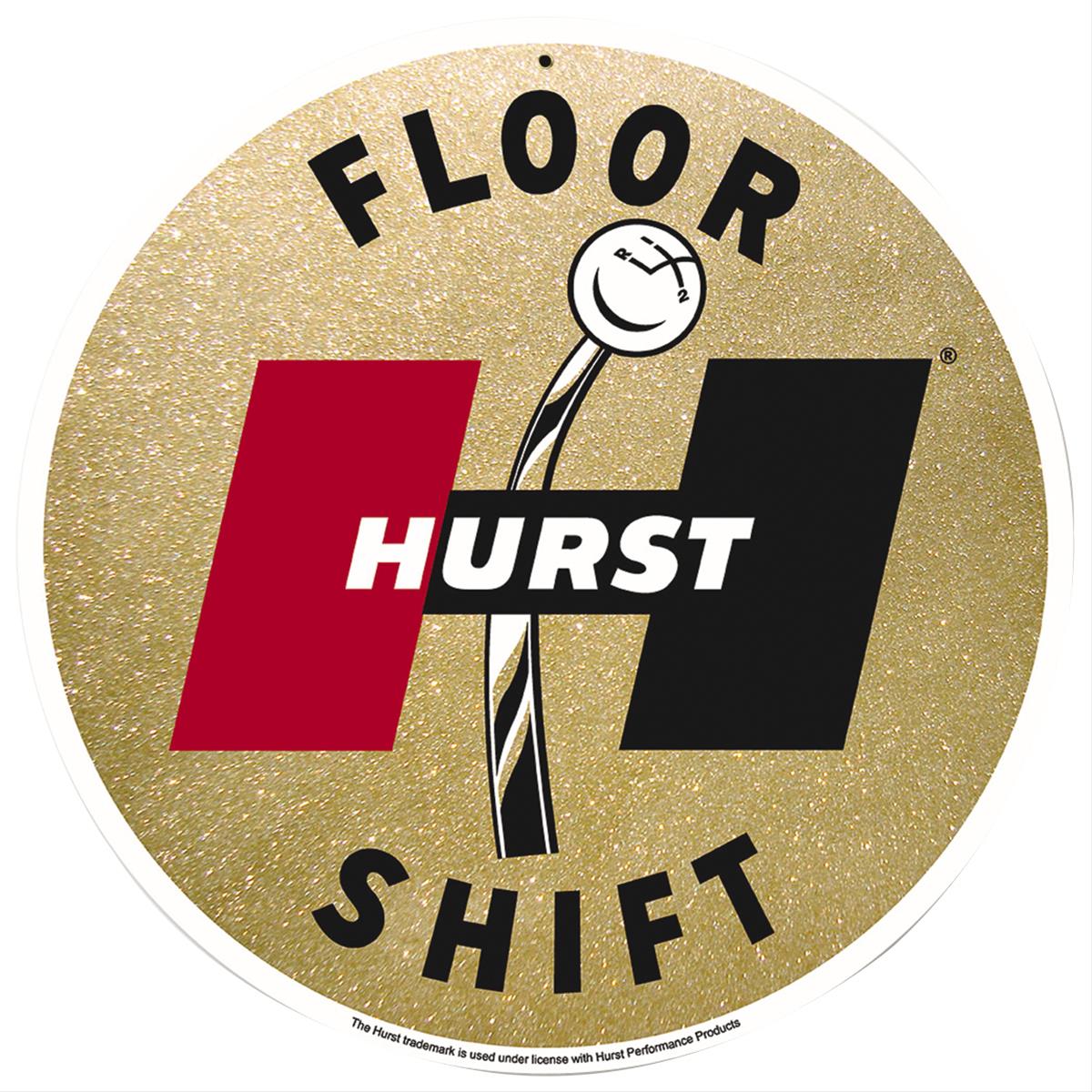 Hurst Floor Shift Steel Sign Bbt 052 Ebay