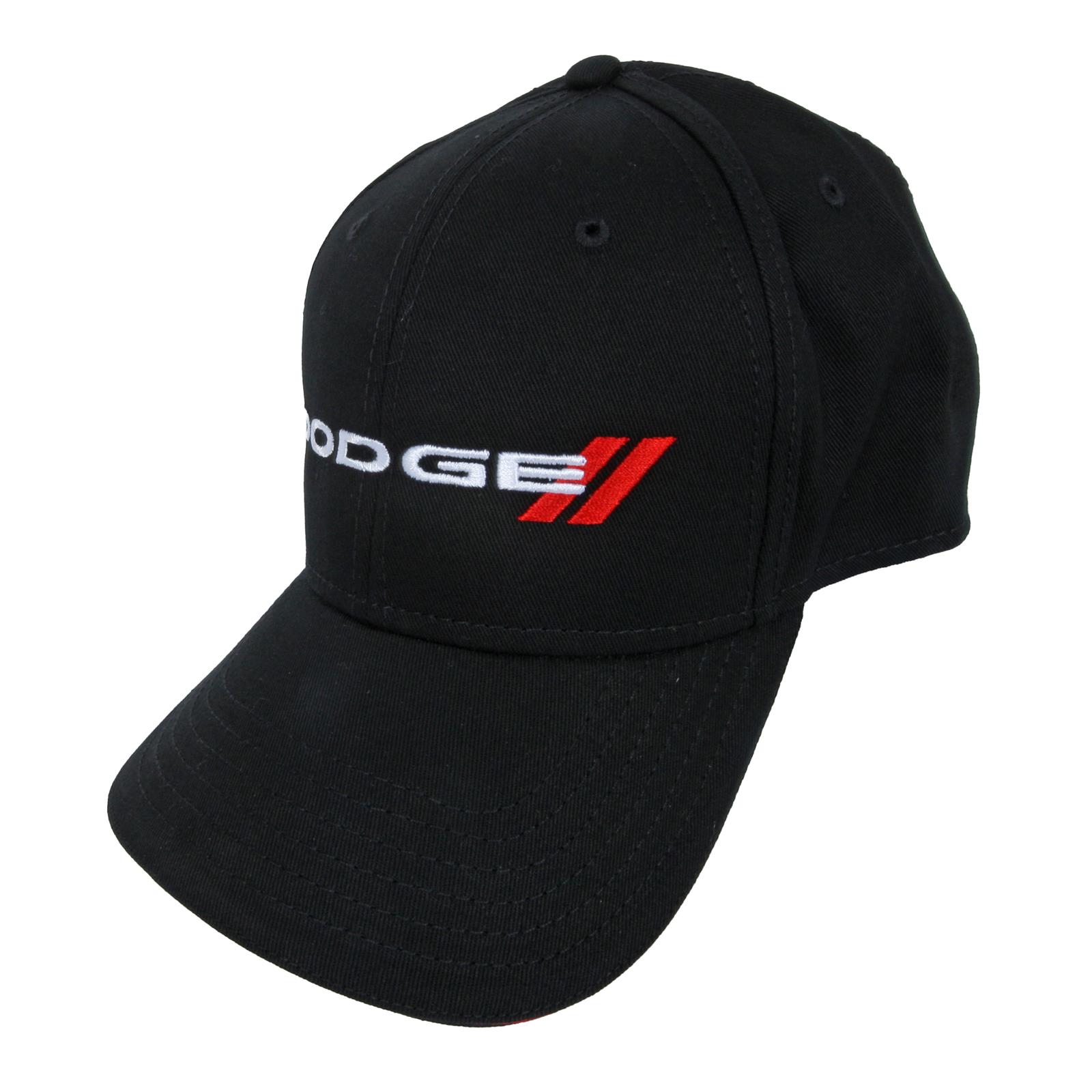 Summit Racing Cap Summit Gifts HH121BLK Dodge Twin Slash Cap Black | Summit Racing