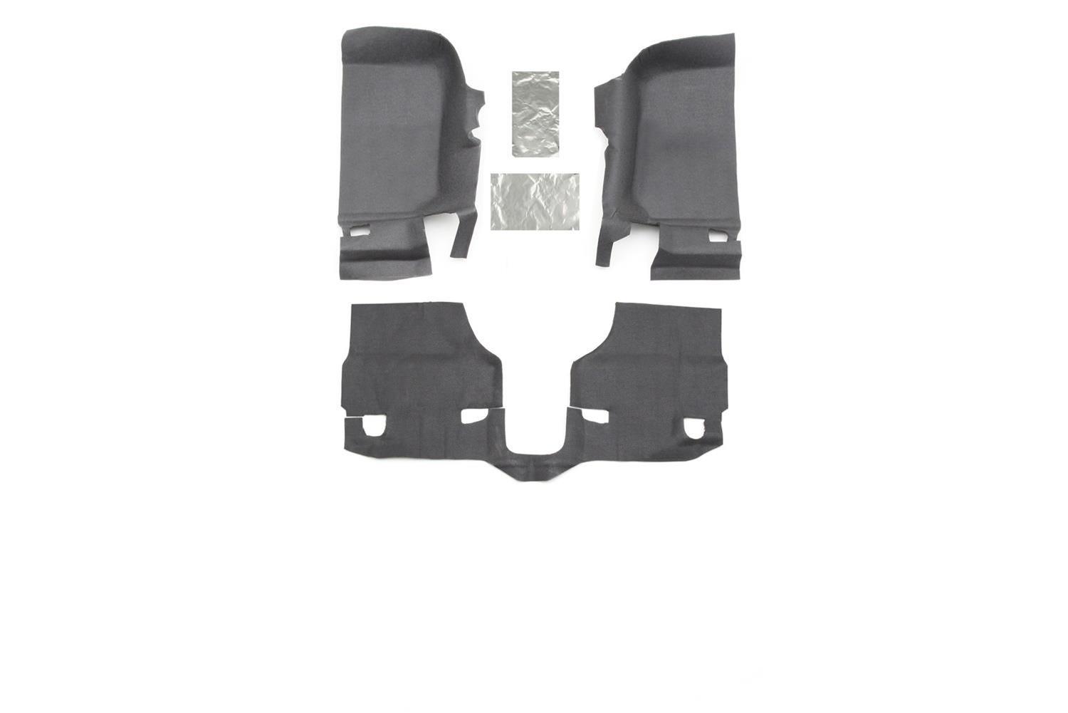 BedRug 18-23 Jeep JL 2-Door 2pc Front Floor BedTred Kit