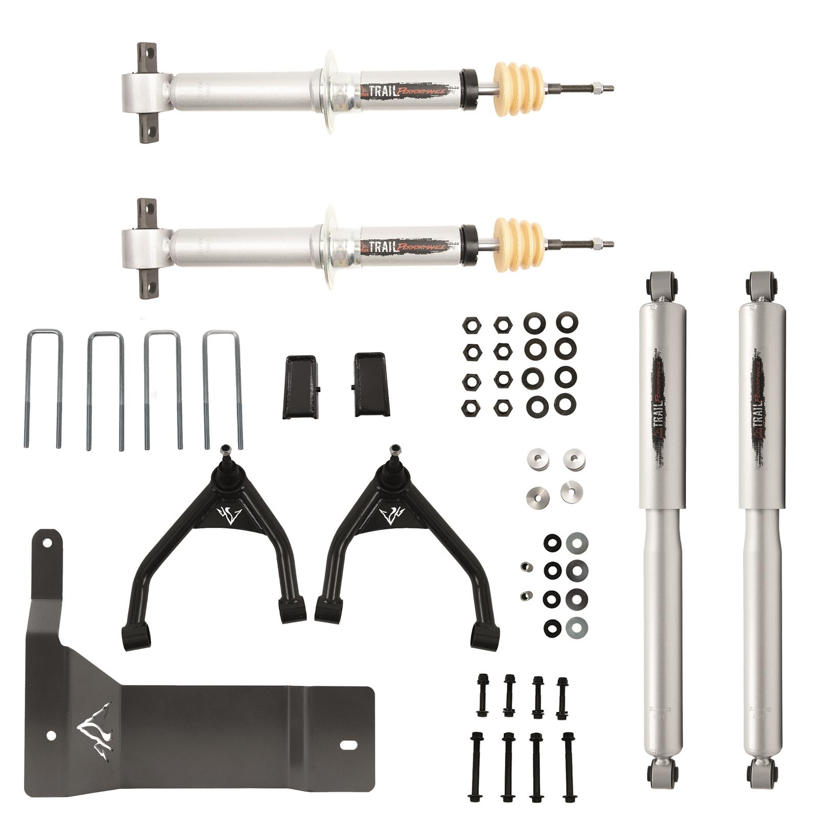 Belltech Lift Kits 150206TP Suspension Kit, Strut Kit/Leaf Spring Block, 4 in. Lift, Chevy, GMC, Kit