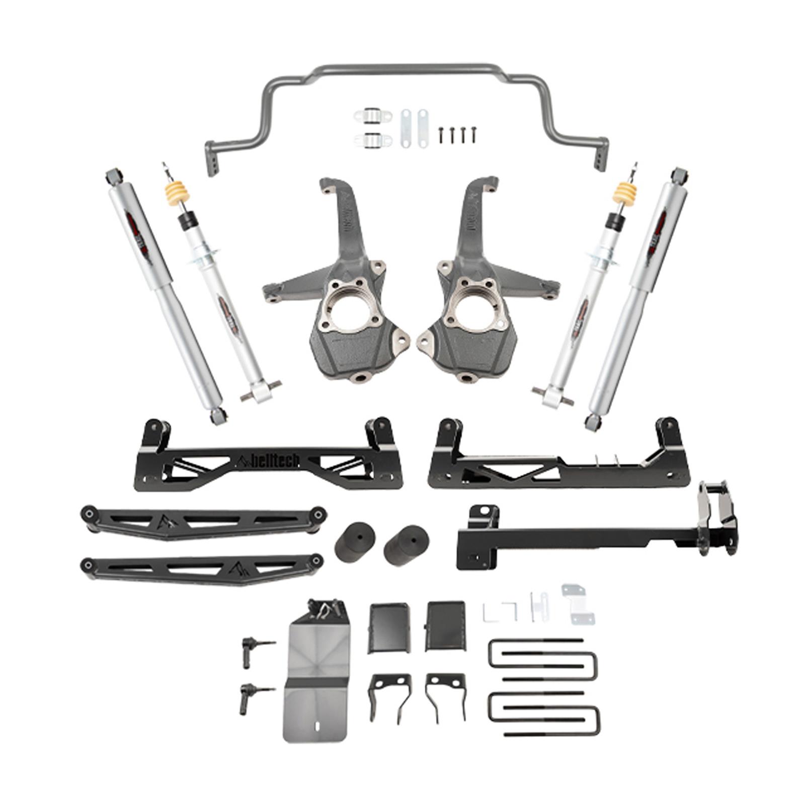 Belltech Lift Kits 150210TPS Suspension Kit, Strut Kit/Leaf Spring Block, 6 in. Lift, with Front Sway Bar, Chevy, GMC, Kit