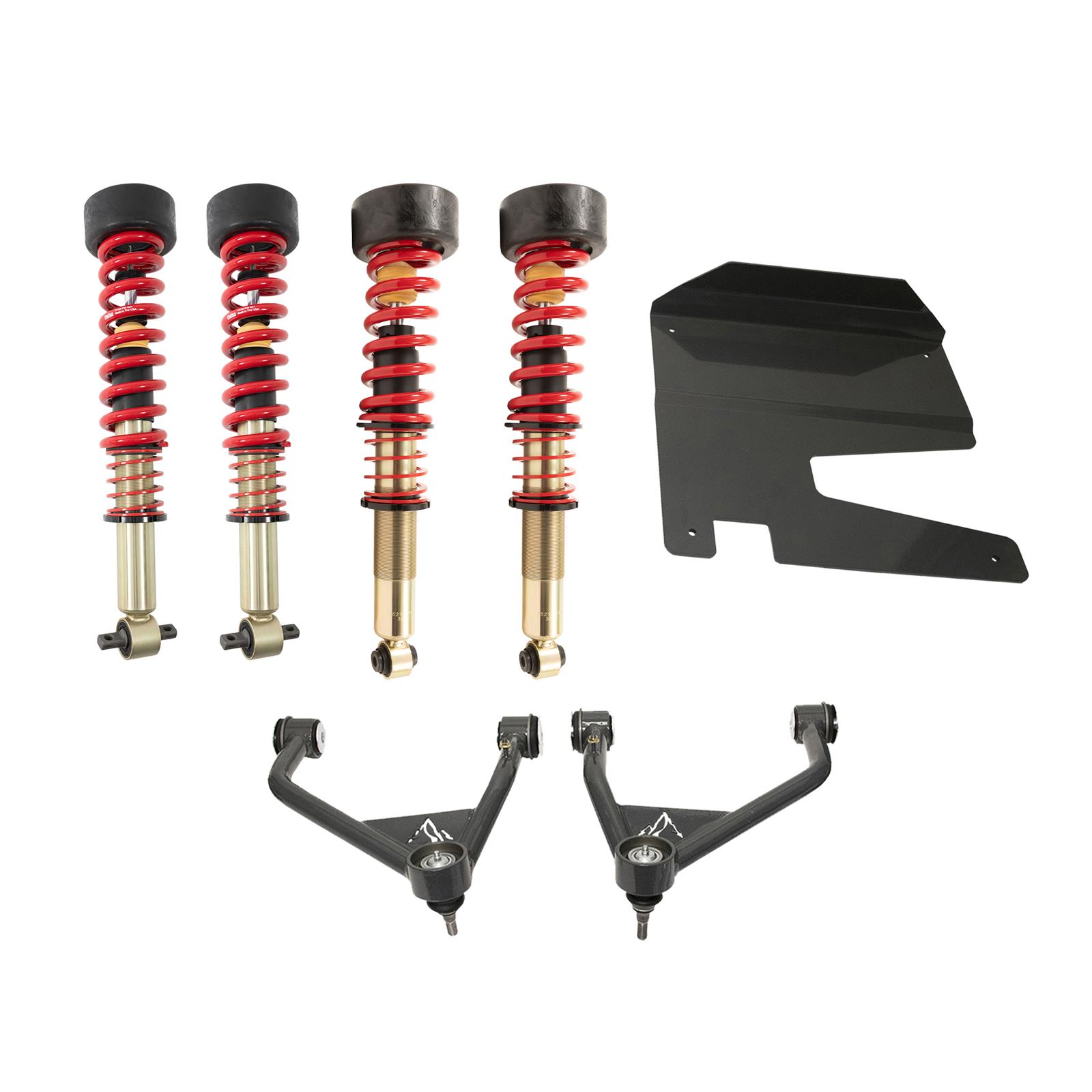 Belltech Suspension Lift Kits for 2021-2025 TAHOE, 2021-2024 YUKON - 150220TPC Kit, 4 in., 4WD, Trail Performance Coilovers, Chevy, GMC, Kit