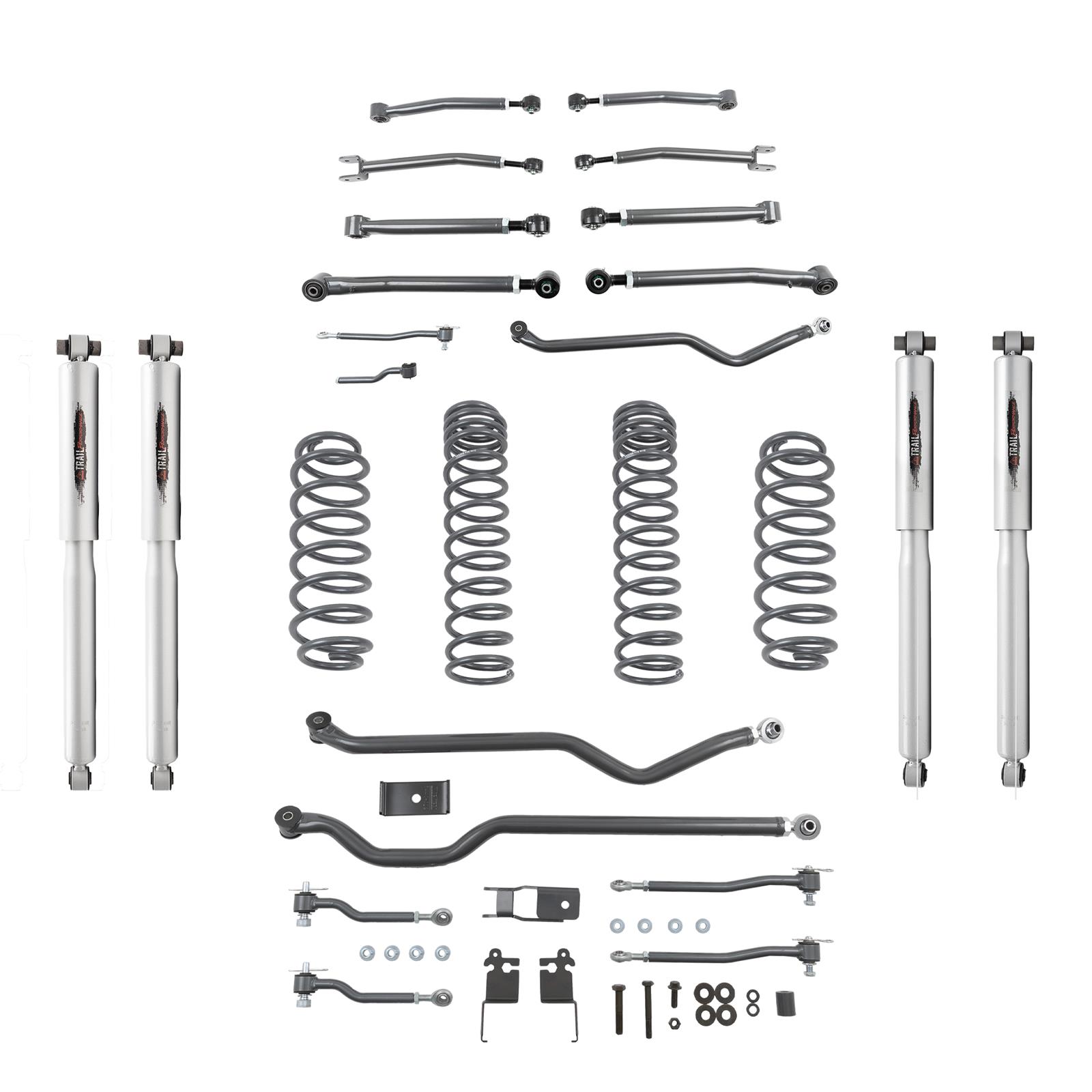 Belltech Suspension Lift Kits for 2020-2023 WRANGLER - 153204TP Kit, 4 in., Trail Performance Shocks, 4WD, Jeep, Wrangler, Kit