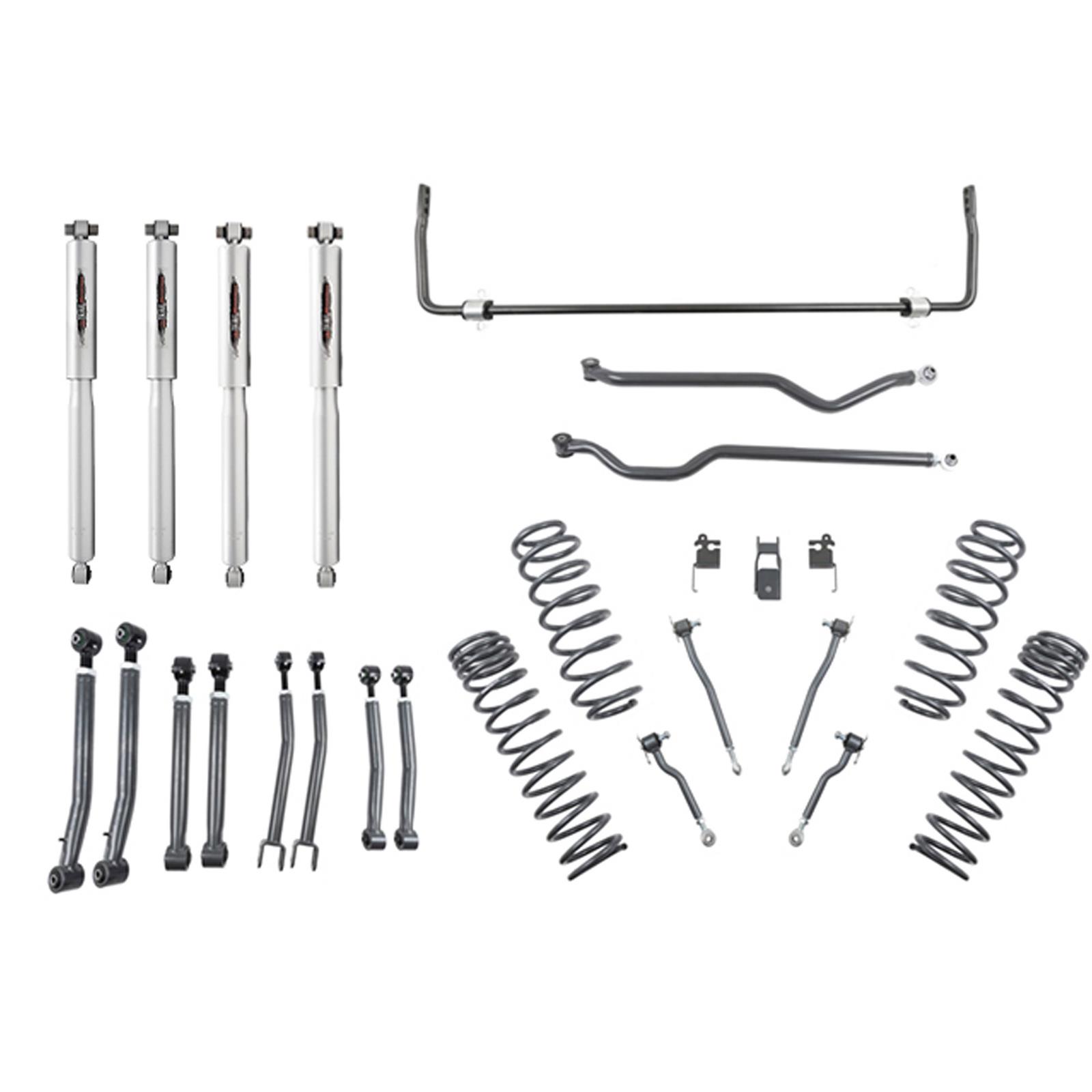 Belltech Lift Kits 153205TPS Suspension Kit, Coil Spring/Coil Spring, 4 in. Lift, with Rear Sway Bar, Jeep, Wrangler, JL, Kit