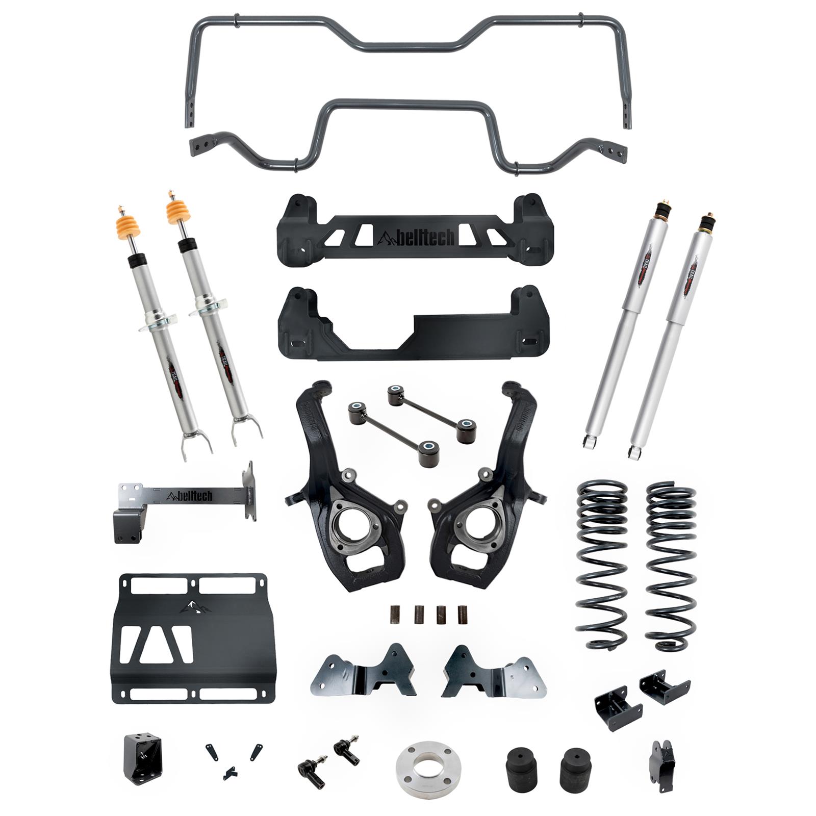 Belltech Suspension Leveling & Lift Kits 153712TPS LIFT KIT, 2019-2020 Ram 1500 4wd 6"-8" w/ Rear Sway Bar