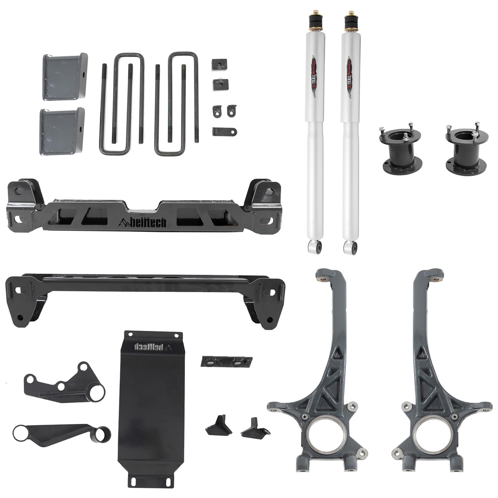 Belltech Suspension Lift Kits for 2016-2023 TACOMA - 154301BK4 Kit, 4 in., Trail Performance Shocks, 4WD, Toyota, Tacoma, Kit