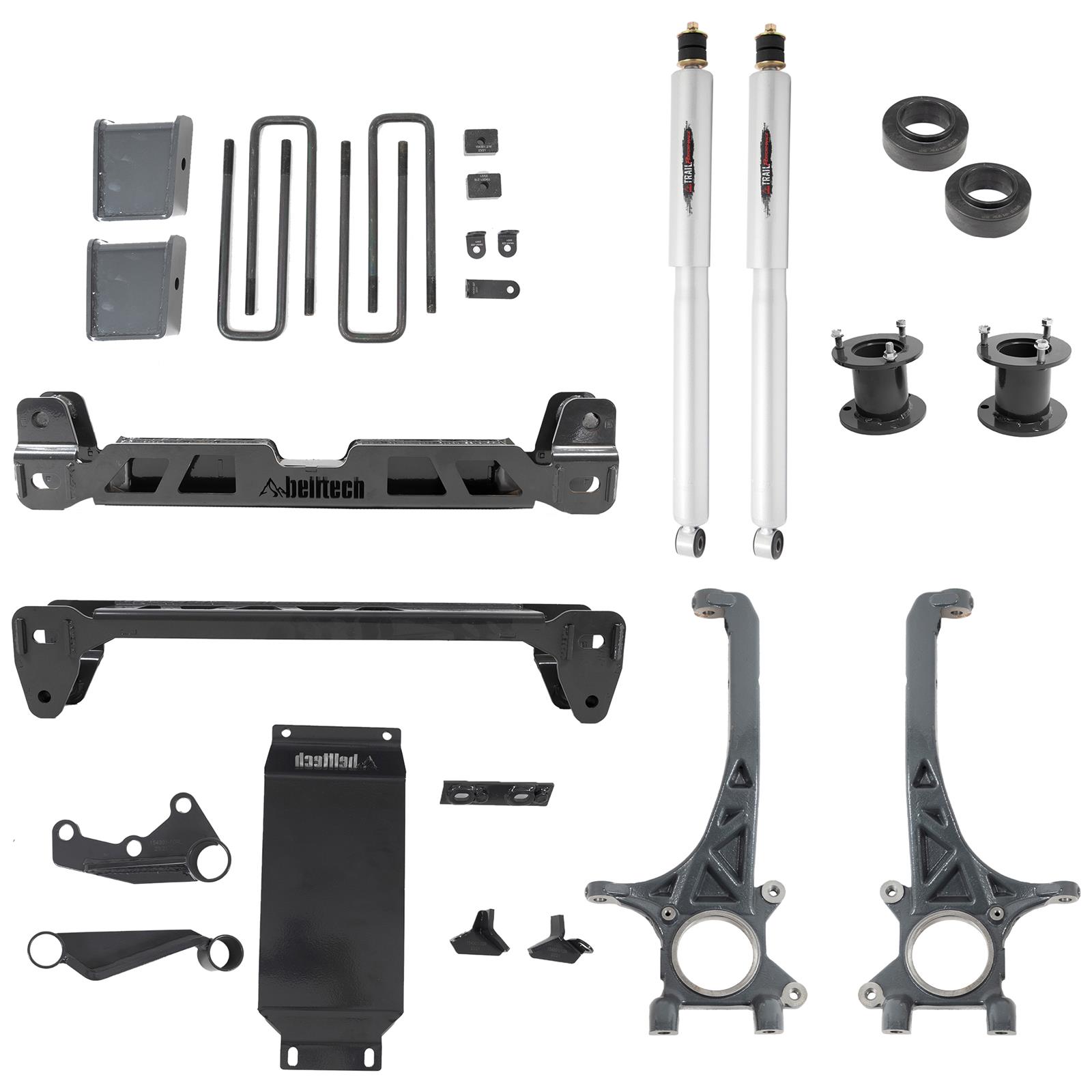 Belltech Suspension Lift Kits for 2016-2023 TACOMA - 154301BK6 Kit, 6 in., Trail Performance Shocks, 4WD, Toyota, Tacoma, Kit