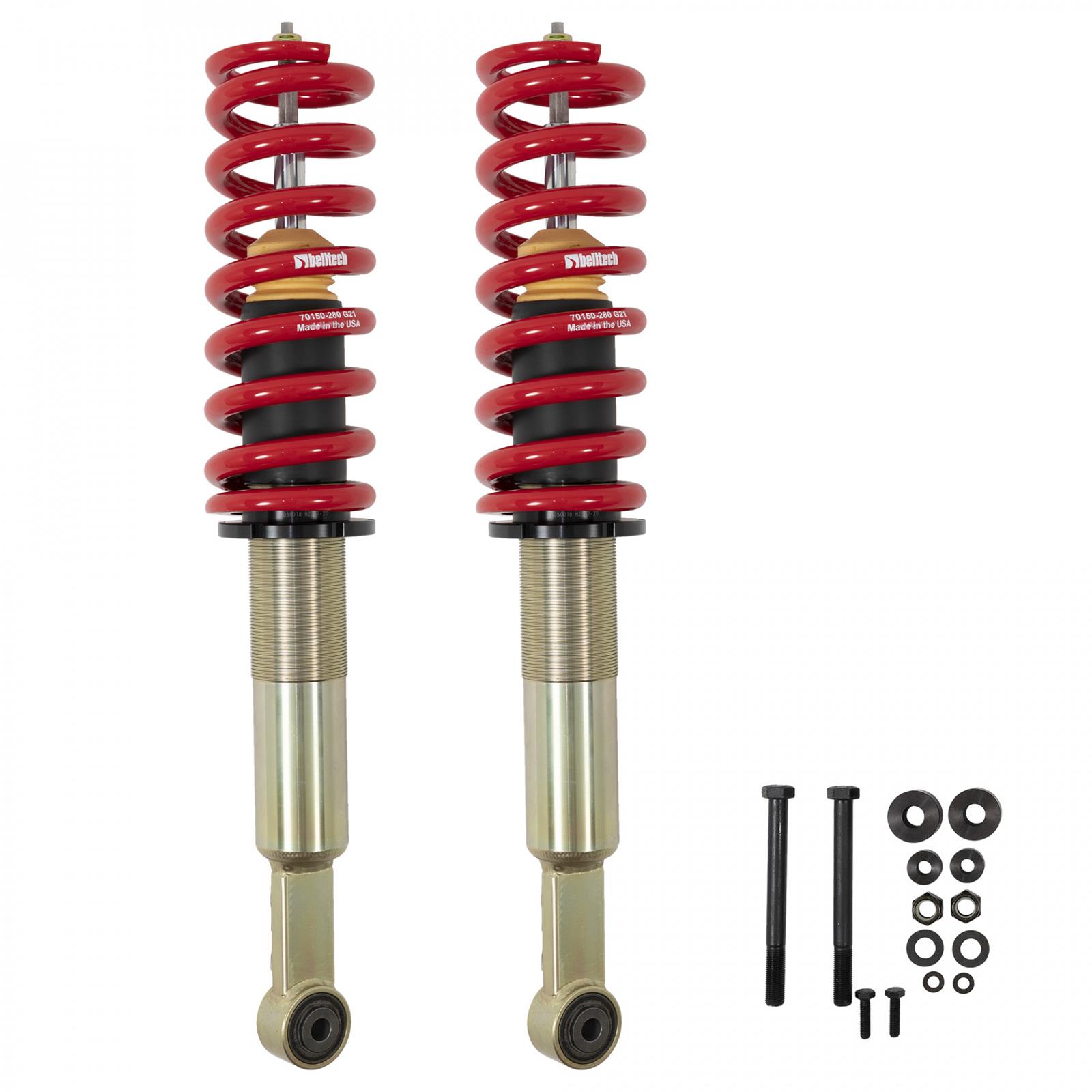 Belltech - Suspension Leveling & Lift Kits for 2005-2023 TACOMA 154302TPC LIFT KIT 2016-2021 Toyota Tacoma 4wd (All Cabs)(Exc. TRD) .5"-3" w/ Front Coilovers thumbnail 2