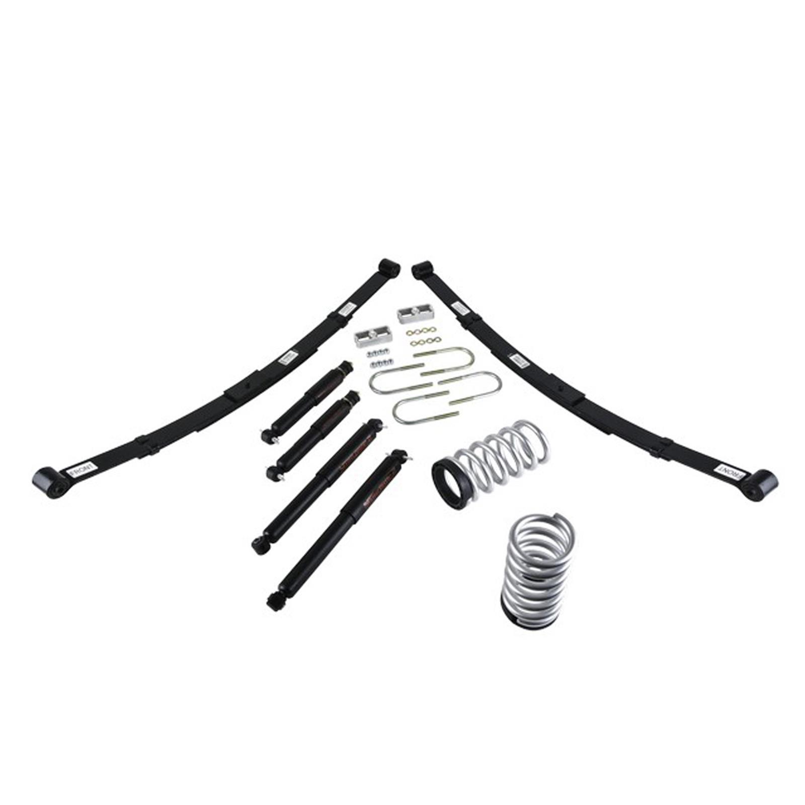 Belltech Lowering Kits with Nitro Drop 2 Shock Absorbers 570ND Suspension Package, Lowering, Front Coil Springs, Rear Leaf Springs, Shocks/Struts, Chevy, GMC, Kit