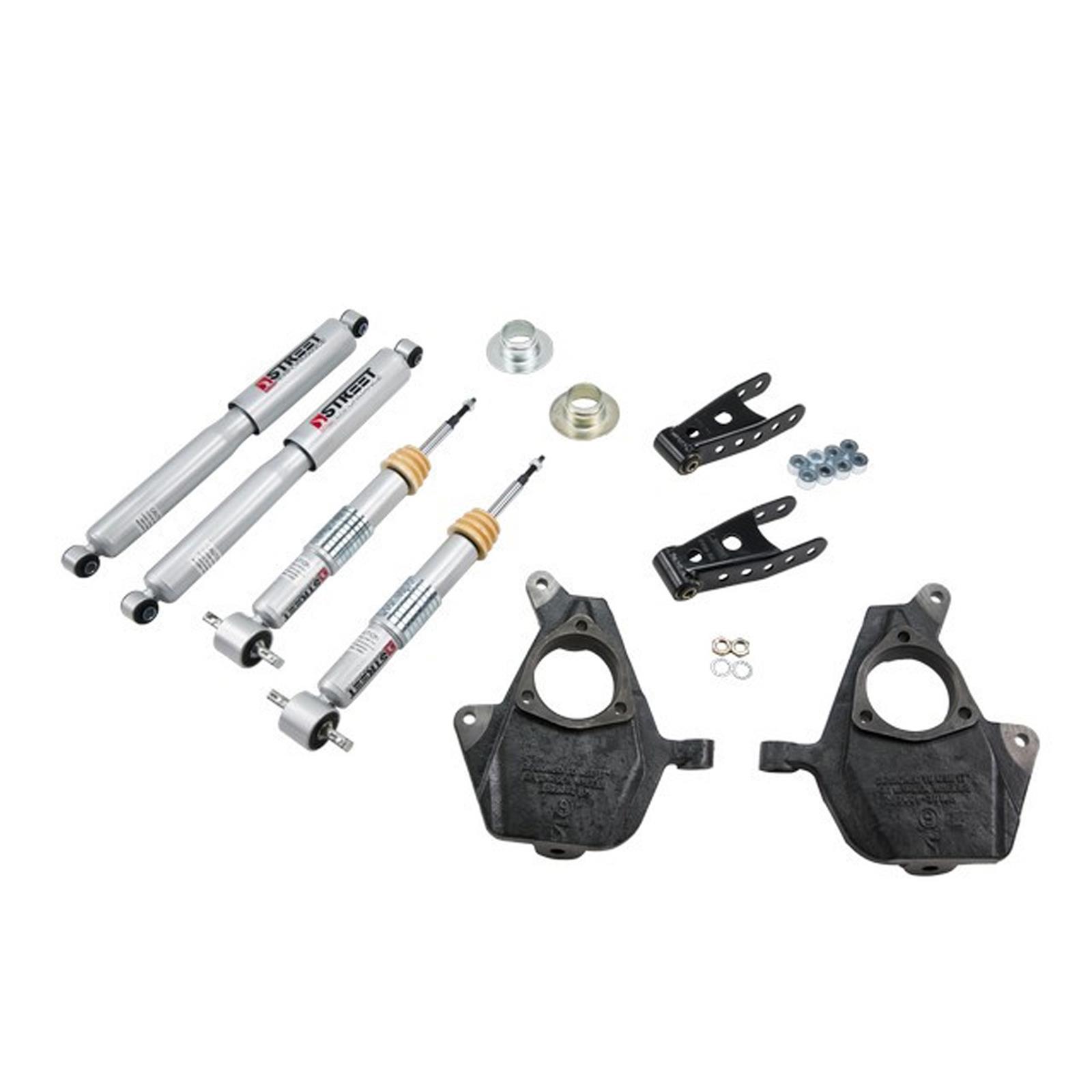 Belltech Lowering Kits with Street Performance Shock Absorbers 639SP Kit, Springs, Shocks, 2 in. Front, 2 in. Rear Drop, Chevy, GMC, Pickup, Kit