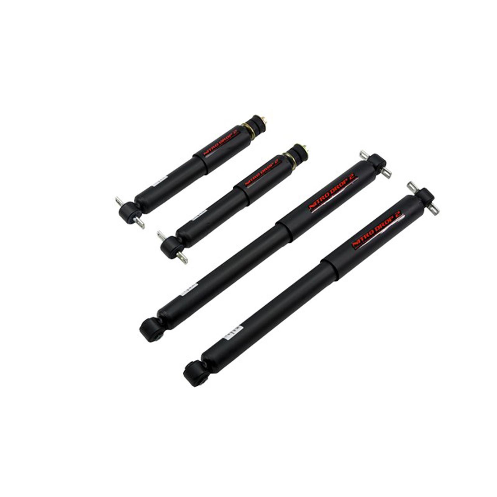 Belltech Nitro Drop 2 Shock Kits 9123 Shock, 2, Twin Tube, Gas Charged, Chevy, GMC, Set of 4