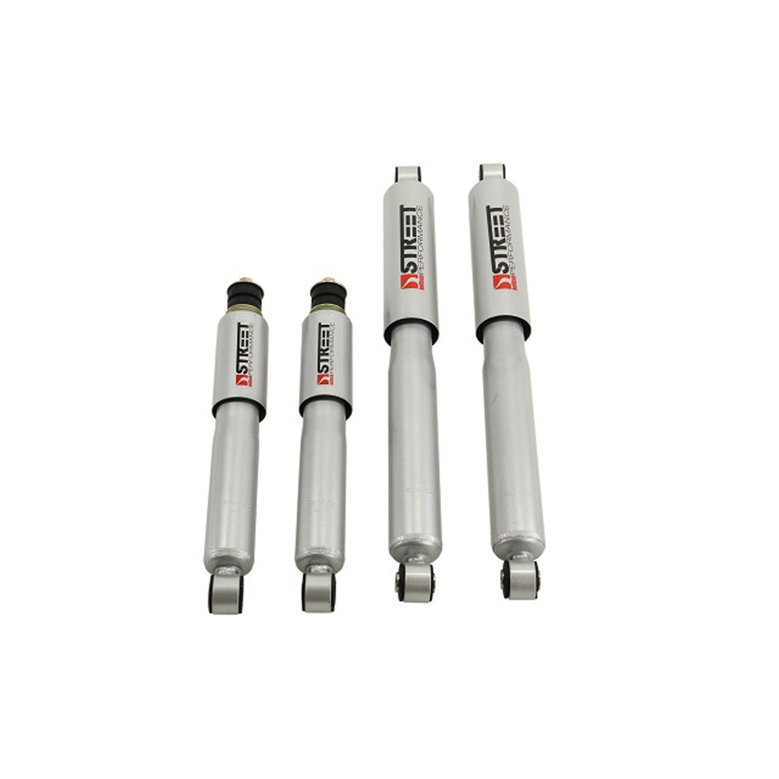 Belltech Street Performance OEM Shock Kits for 1986-1987 B2000, 1982-1993 B2200, 1987-1993 B2600 - OE9628 Shocks and Struts, Shocks, Stock Ride Height, Twin-tube, Front and Rear, Mazda, Set of 4