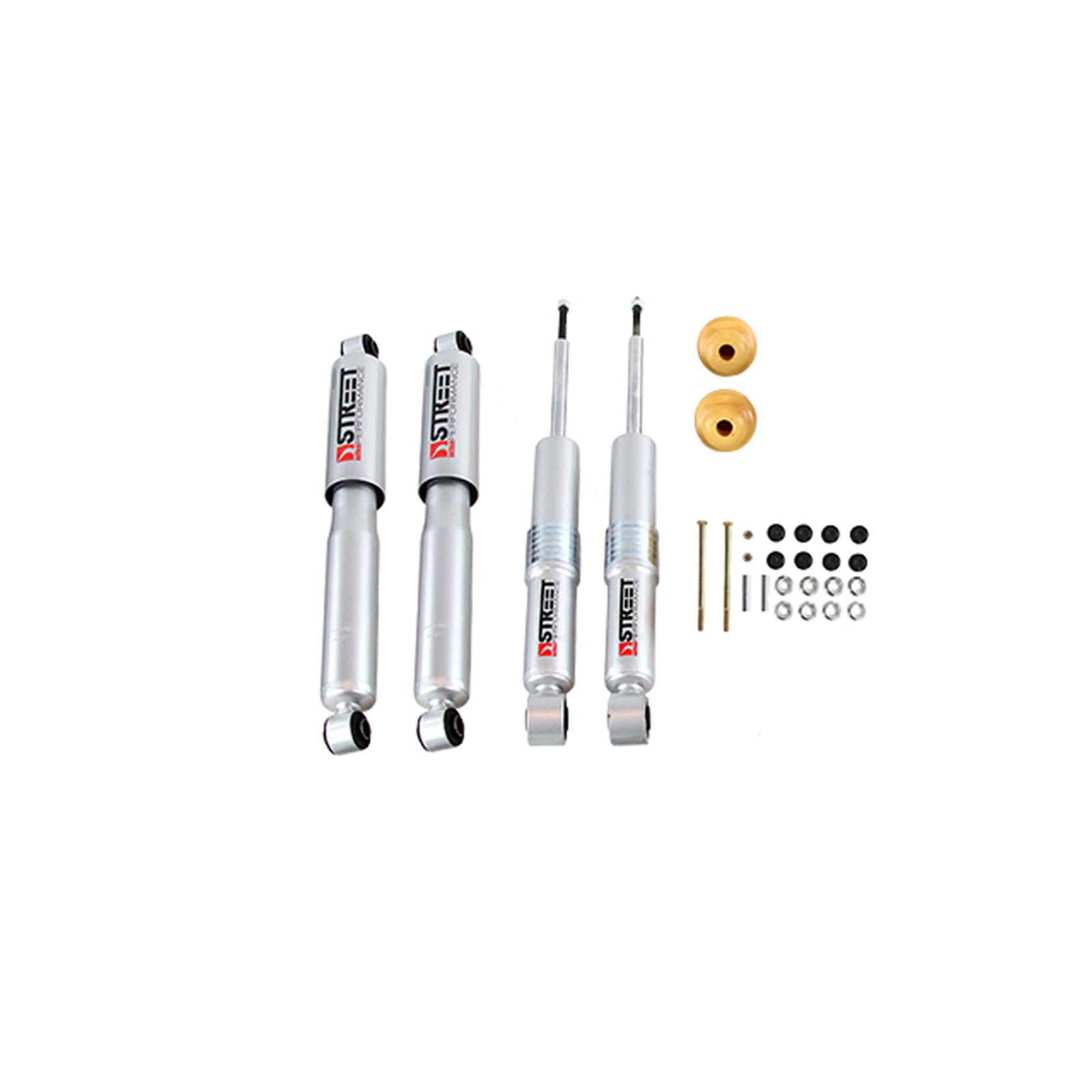 Belltech Street Performance OEM Shock Kits for 2015-2018 CANYON, COLORADO - OE9692 Shocks and Struts, Shocks, Stock Ride Height, Twin-tube, Front and Rear, Chevrolet, GMC, Set of 4