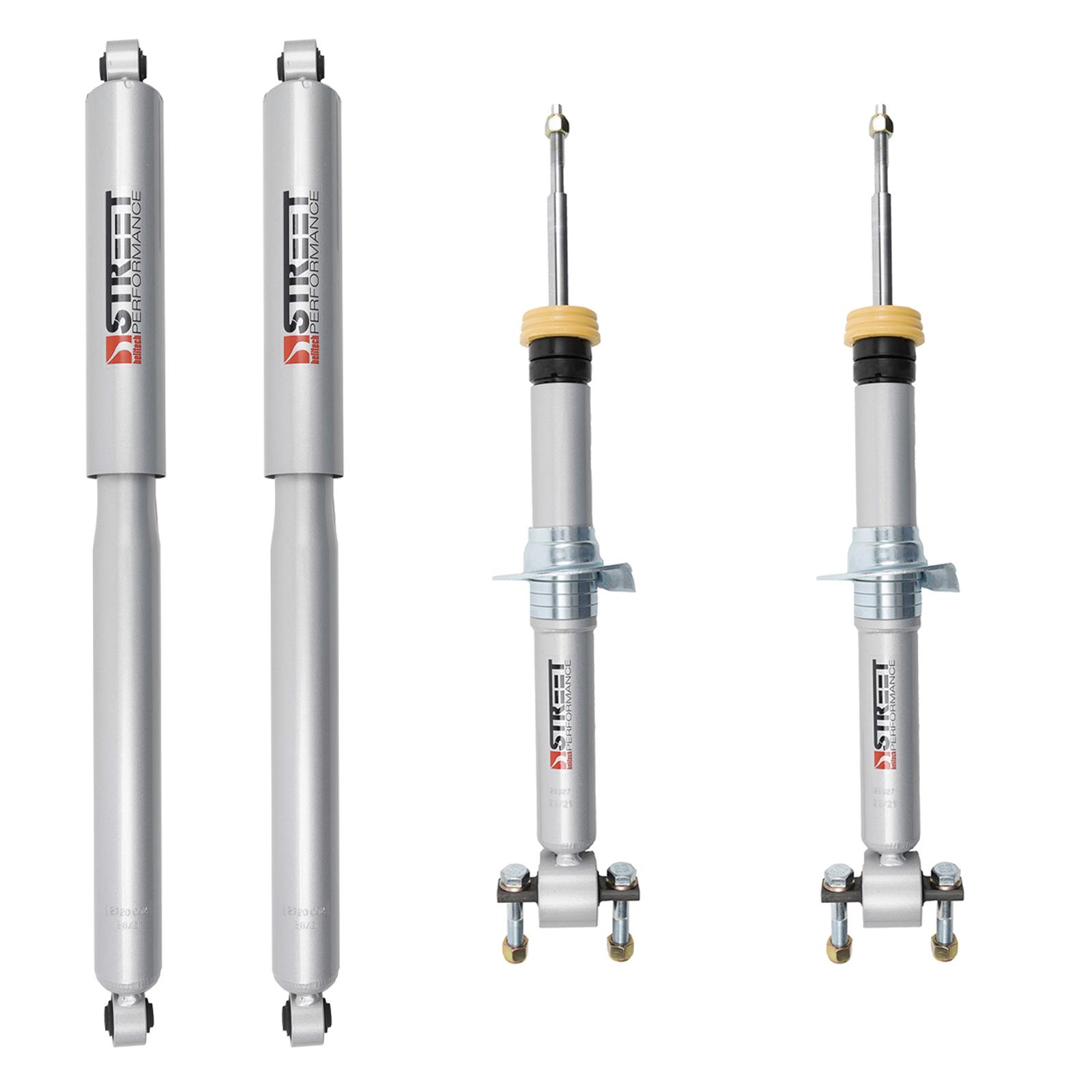 Belltech Street Performance OEM Shock Kits for 2021-2025 F-150 - OE9698 Shocks and Struts, Kit, 2 in. Powdercoated Body, 35mm Valves, 15mm Piston Rod, Vulcanized Bushings, Ford, 4WD, Set of 4 thumbnail 4