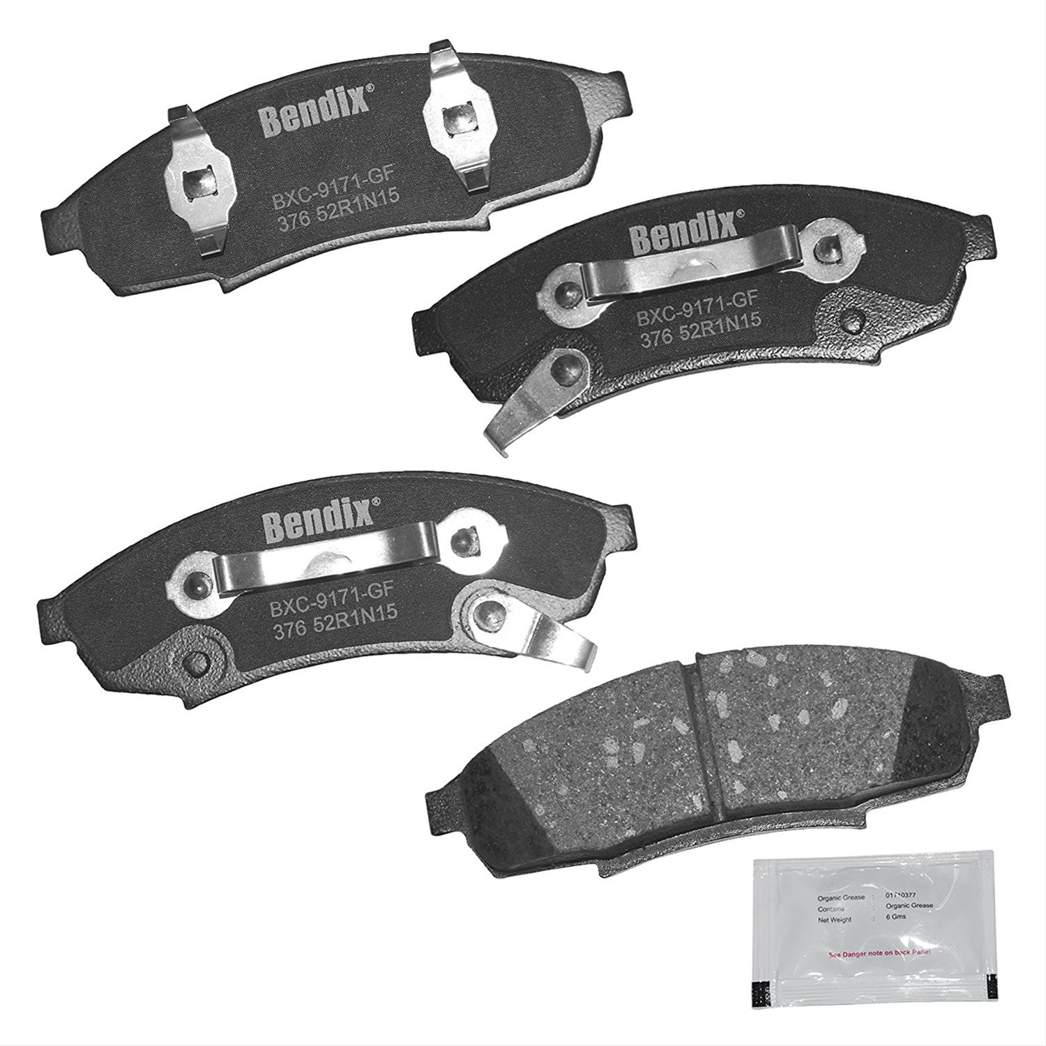 Bendix Brakes CFC376 Bendix Brakes Premium CopperFree Brake Pads