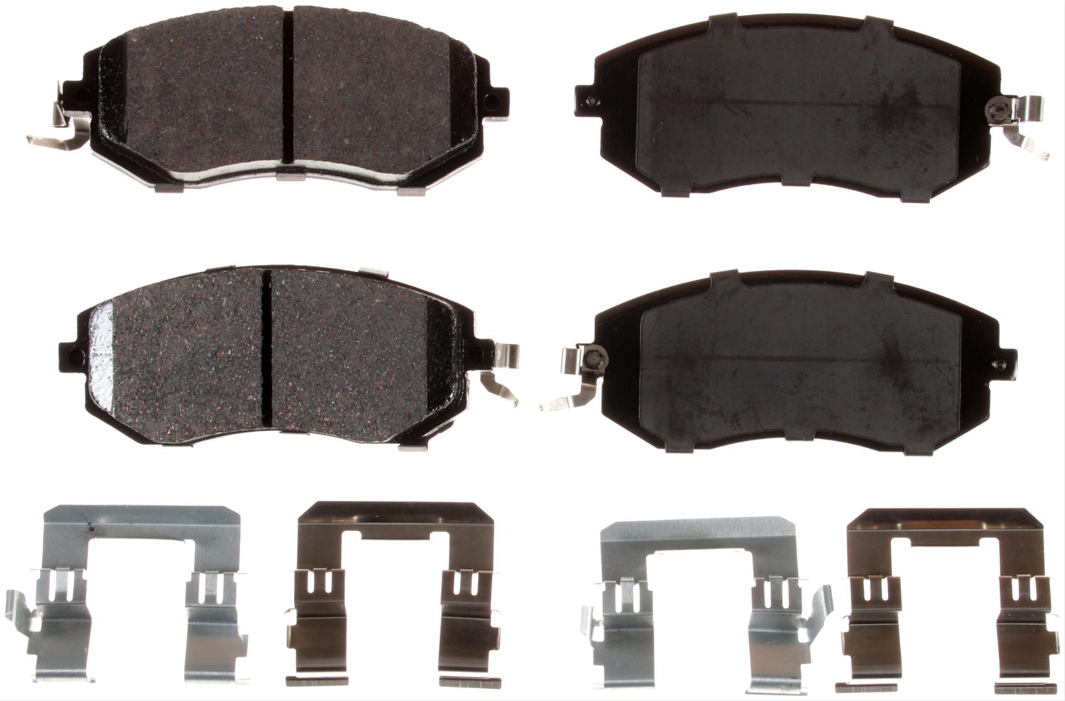 with Installation Hardware Front Bendix Premium Copper Free CFC1539 Premium Copper Free Ceramic Brake Pad 