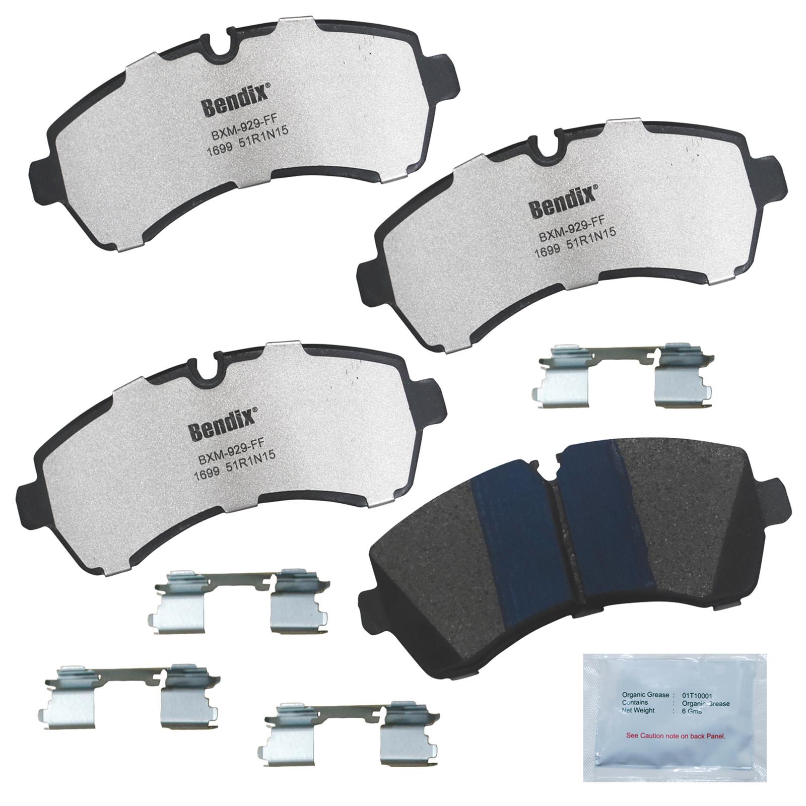Bendix Brakes MKD1699FM Bendix Brakes Fleet MetLok Brake Pads