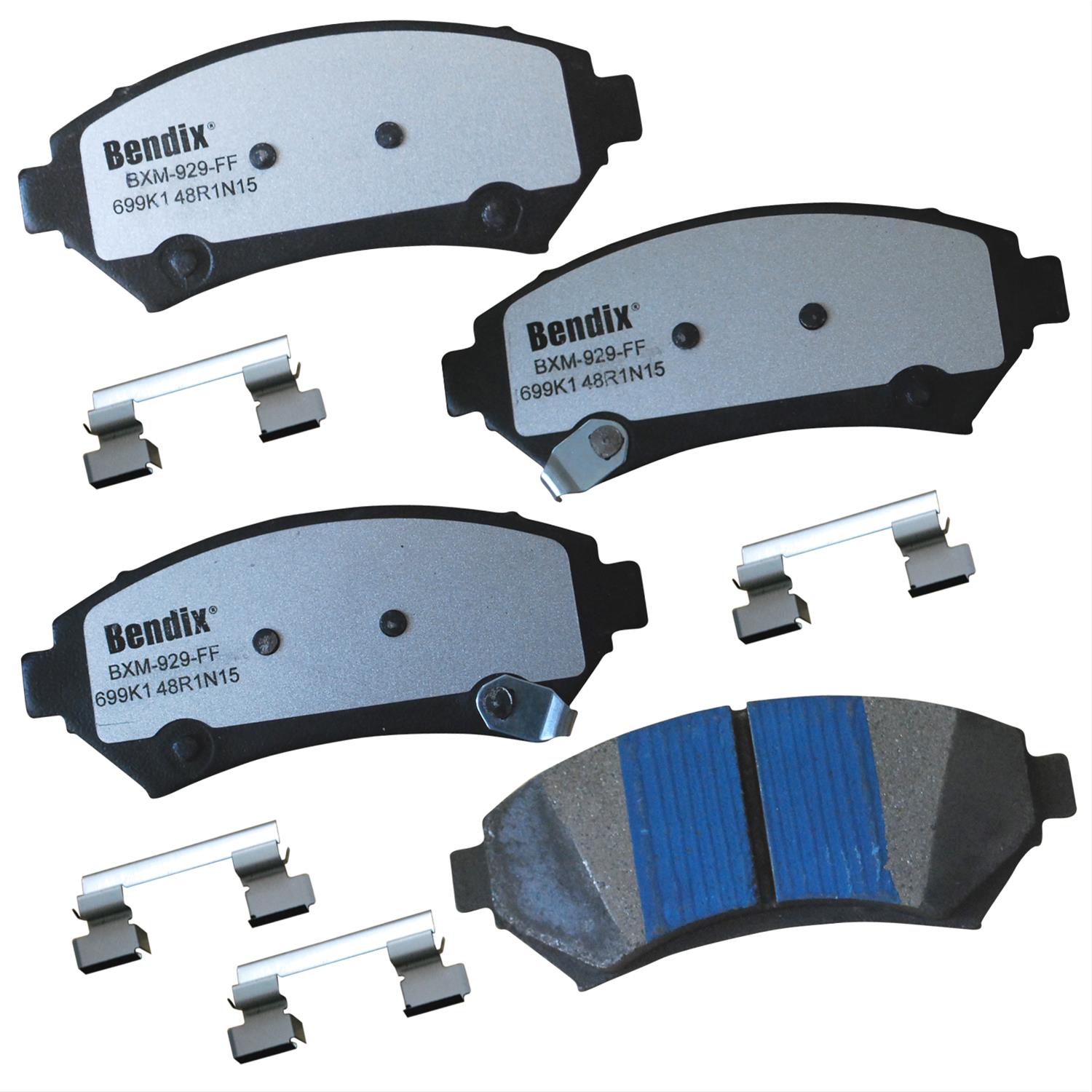 Bendix Brakes MKD699K1FM Bendix Brakes Fleet MetLok Brake Pads Summit Racing