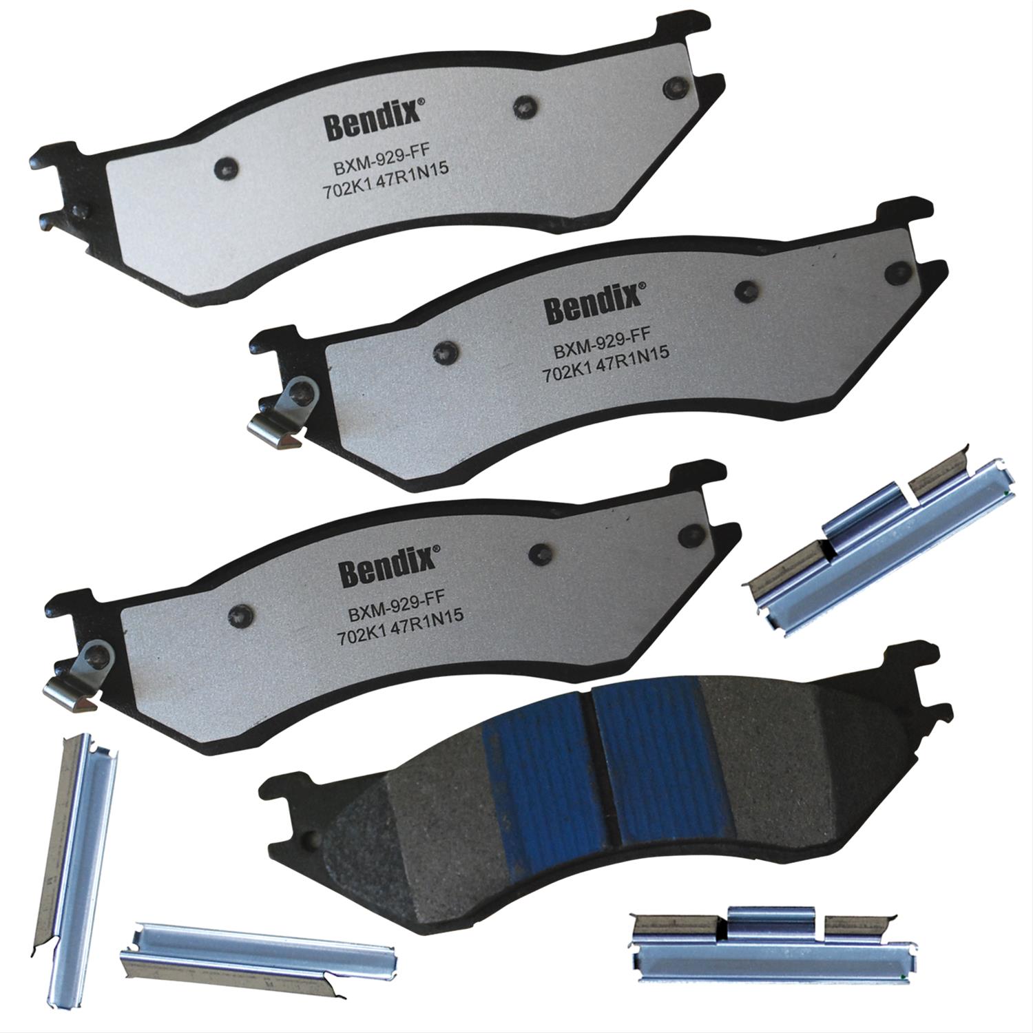 Bendix Brakes MKD702K1FM Bendix Brakes Fleet MetLok Brake Pads Summit