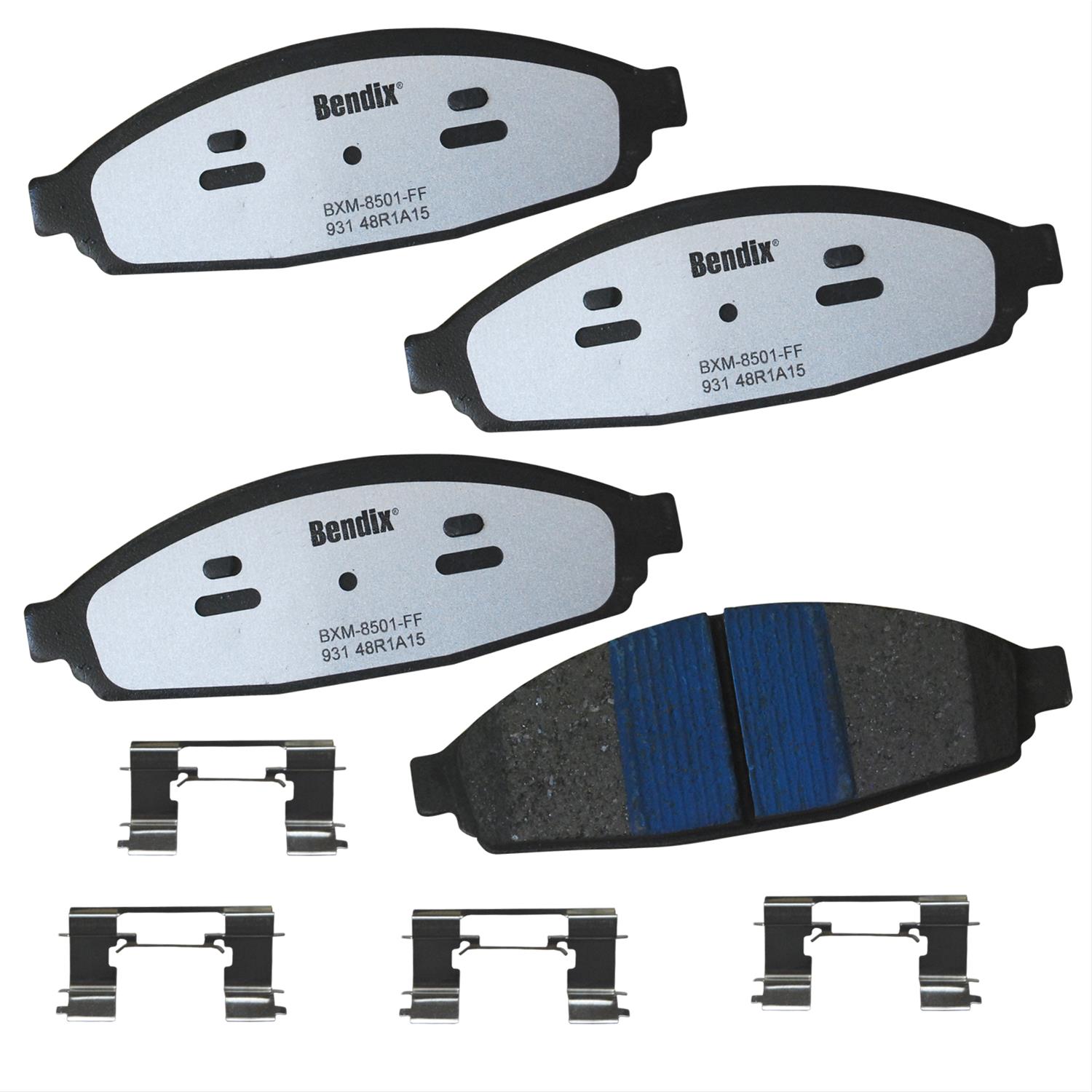Bendix Brakes PBD931 Bendix Brakes Fleet MetLok Brake Pads Summit Racing