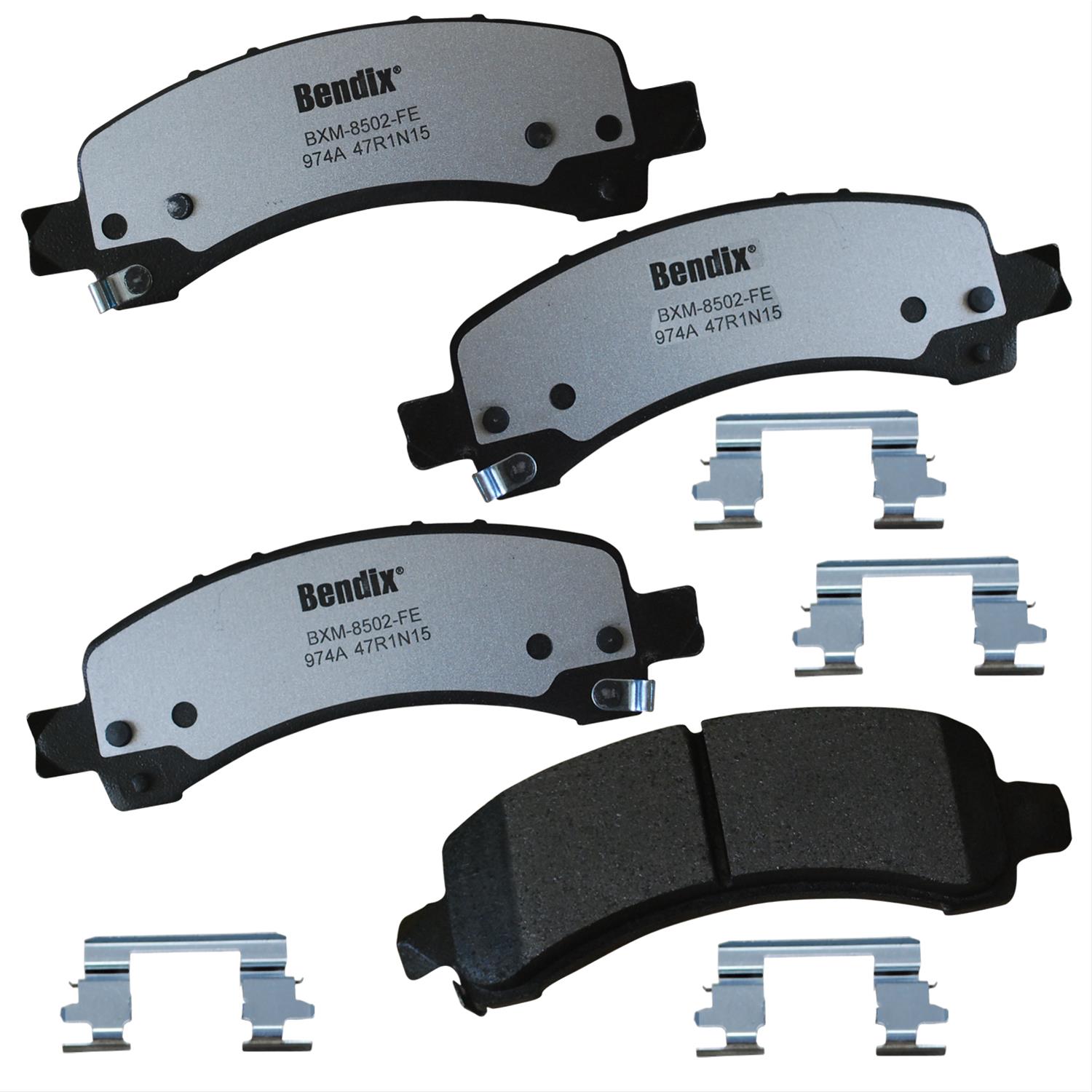 Bendix Brakes PBD974A Bendix Brakes Fleet MetLok Brake Pads Summit Racing