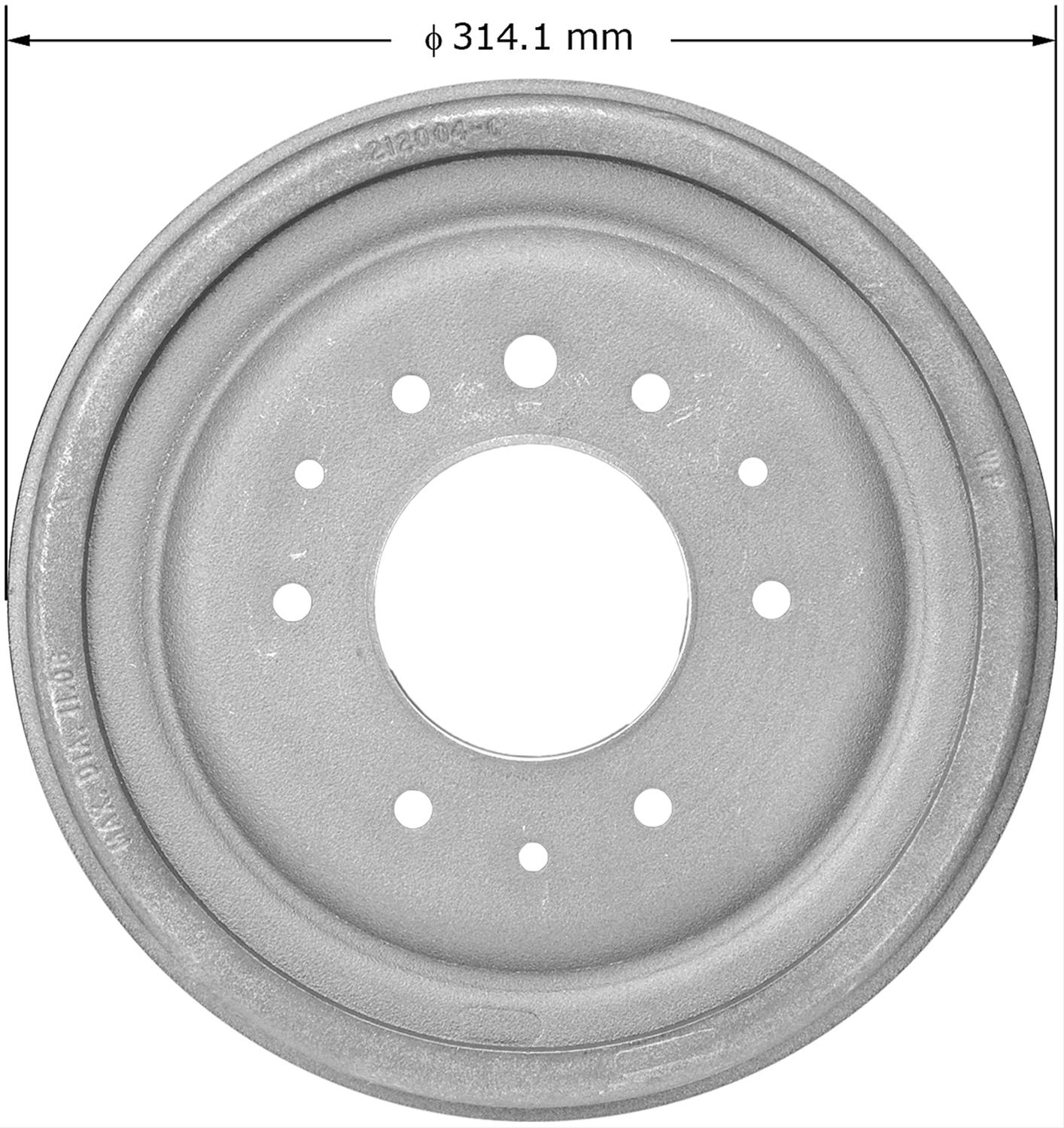 Bendix Brakes PDR0043 Bendix Brakes Brake Drums Summit Racing