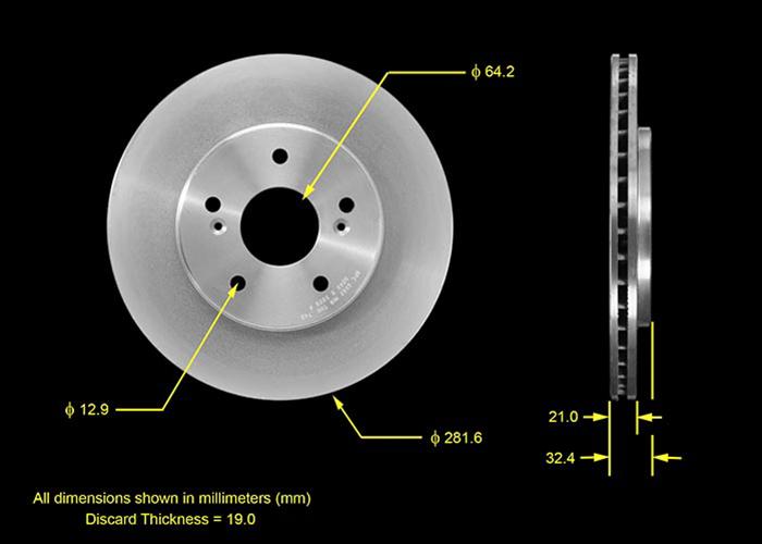 ケンタウロスポンタ Bendix Brakes PRT1764 Bendix Brakes Global Brake Rotors | Summit