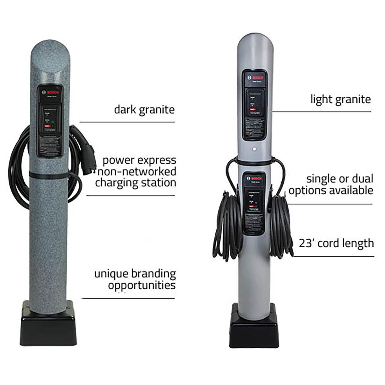 Bosch Diagnostics EL-50650-GNT-B Bosch EV800 Series Bollard EV Charging ...