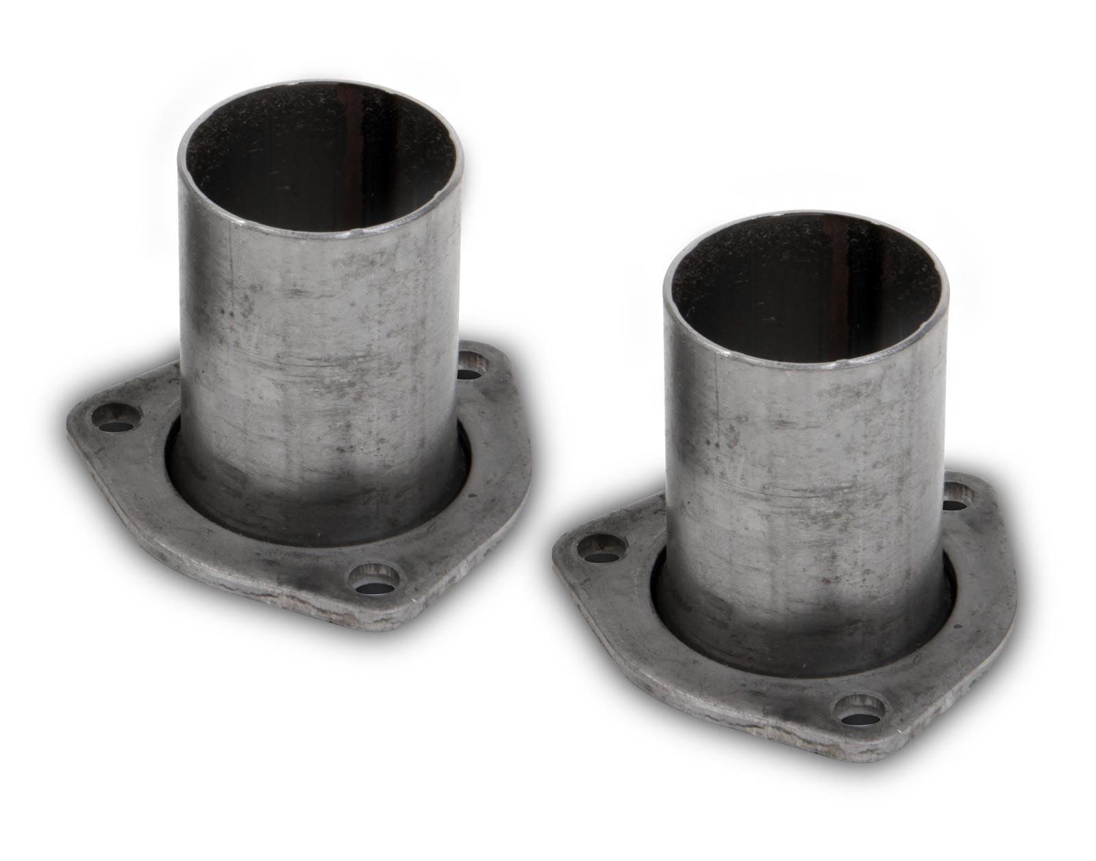 Flowtech Header Reducers with 2.25 Inch Outlet 10005FLT Reducers, 3-Bolt Flange, 2.5 in. Inlet, in. Outlet, Steel, Natural, Pair