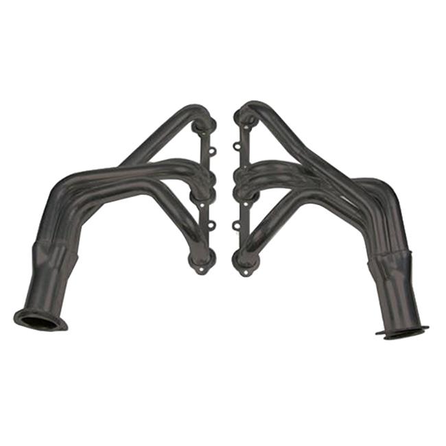 Flowtech Headers 11106FLT Headers, Long Tube, Steel, Painted, 1.625 in. x 3 in., Chevy, 283-400, Pair thumbnail 7