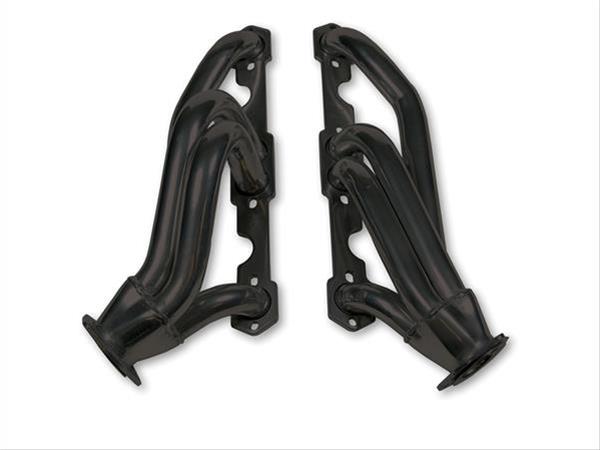 Flowtech Headers 11502FLT Headers, Shorty, Steel, Painted, Chevy, GMC, S-Series, SUV, Pickup, Small Block V8, Pair thumbnail 4