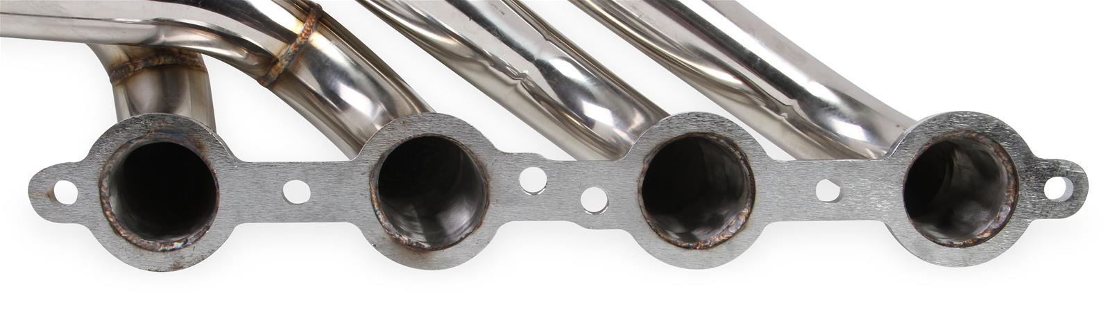 Flowtech LS Turbo Headers 11537FLT Headers, Header, Forward and Up, Stainless Steel, Natural, 1 7/8 in. Chevy, LS, Pair thumbnail 4