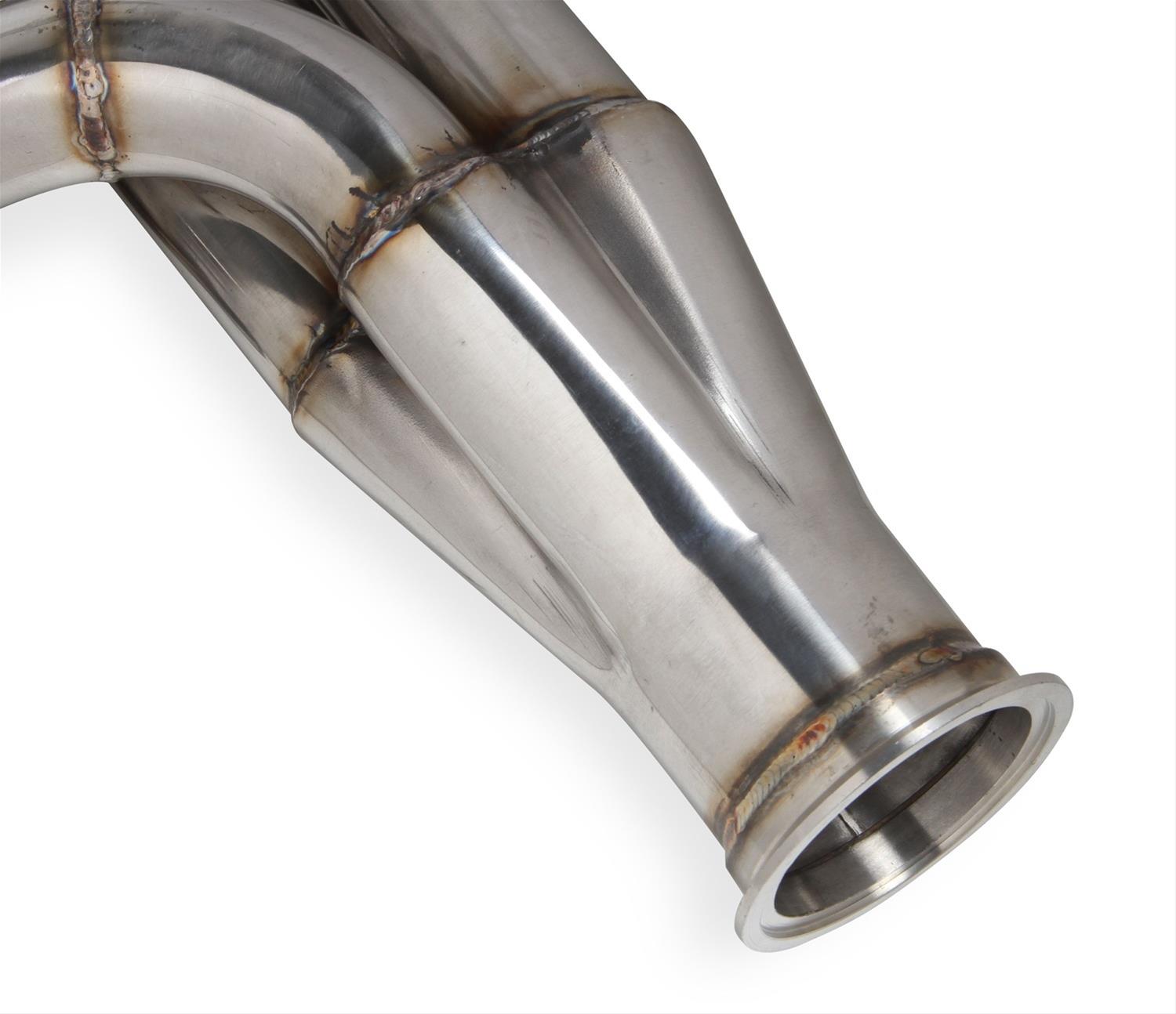 Flowtech LS Turbo Headers 11539FLT (Up and forward) 1-3/4" 304SS GM 4.8/5.3/6.0L V8 - Polished Finish thumbnail 3