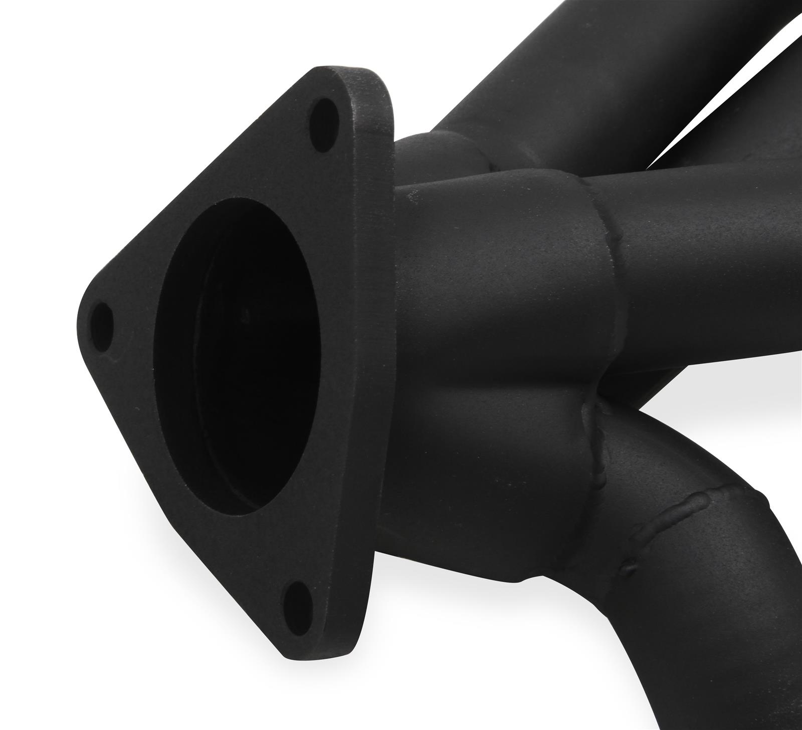 Flowtech Headers 11548FLT Headers, Shorty, Stainless Steel, Temporary Black Paint, Chevy, GMC, Pair