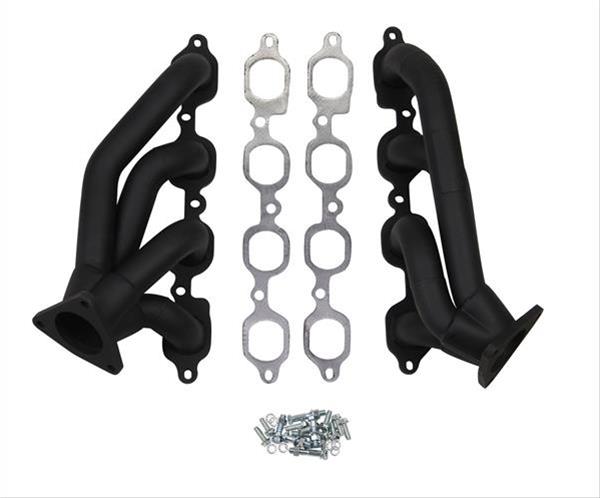 Flowtech Headers 11548FLT Headers, Shorty, Stainless Steel, Temporary Black Paint, Chevy, GMC, Pair thumbnail 7