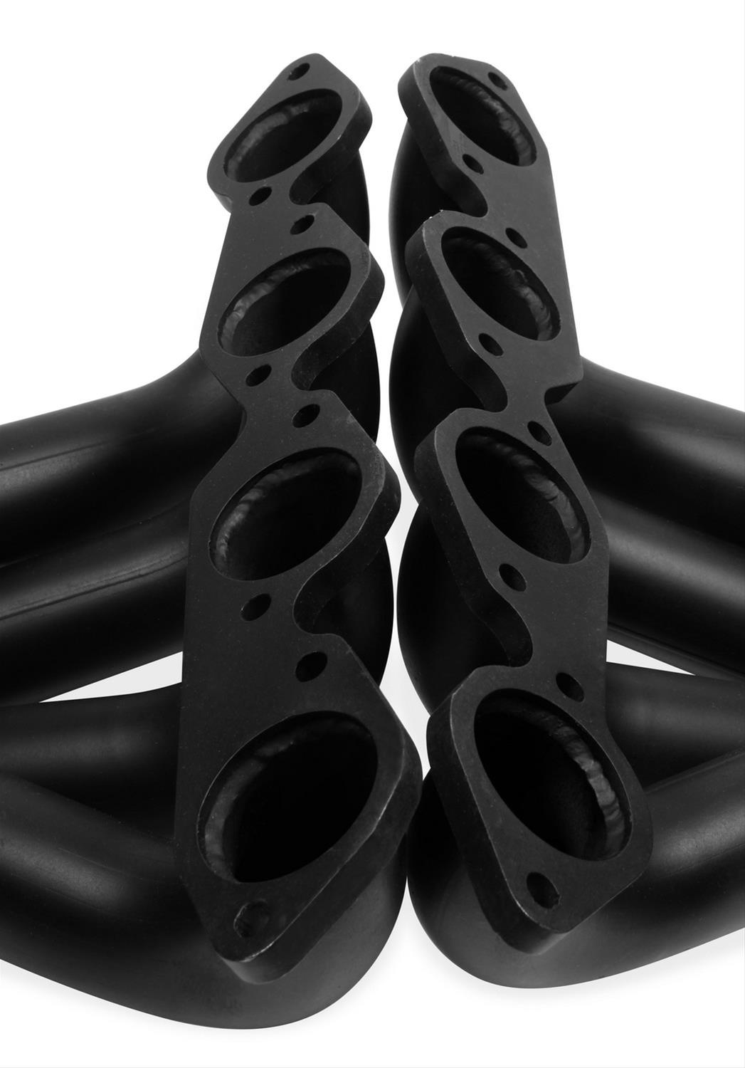 Flowtech Headers 11553FLT Headers, Upsweep, Stainless Steel, High-temperature Black Paint, Standard Flange, 2 1/4 in. Primary Tube O.D., Round Port, Chevrolet, Big Block, Pair thumbnail 5
