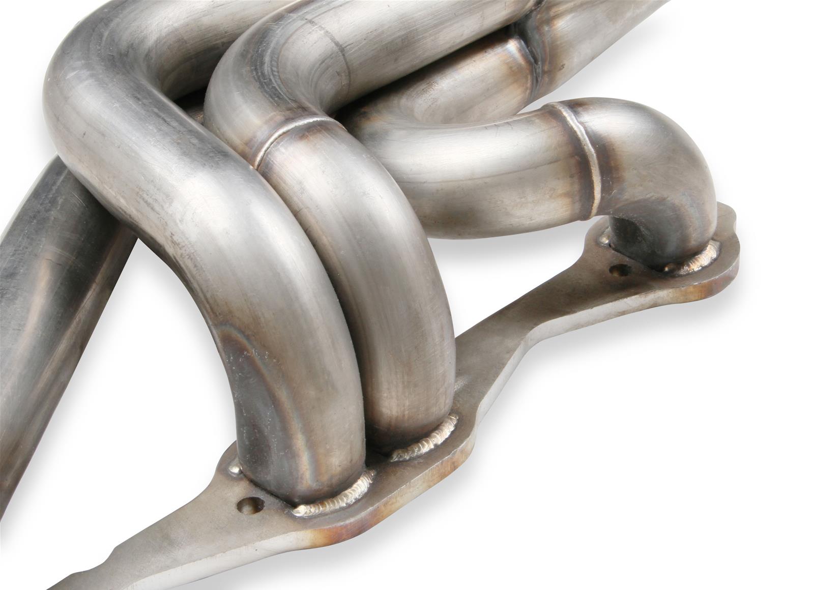 Flowtech Headers 11572FLT Headers, Turbo, Up and Forward, 304 Stainless Steel, Natural, 1.875 in. Primary, 2.50 in. V-Band Collector, Chevrolet, Small Block Gen I, Pair thumbnail 5