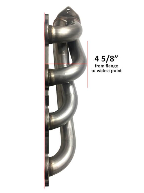 Flowtech Headers 11575FLT Headers, Shorty, Stainless Steel, Natural, 3-Bolt Flange, Chevy, Small Block, LS Engine, Pair thumbnail 3