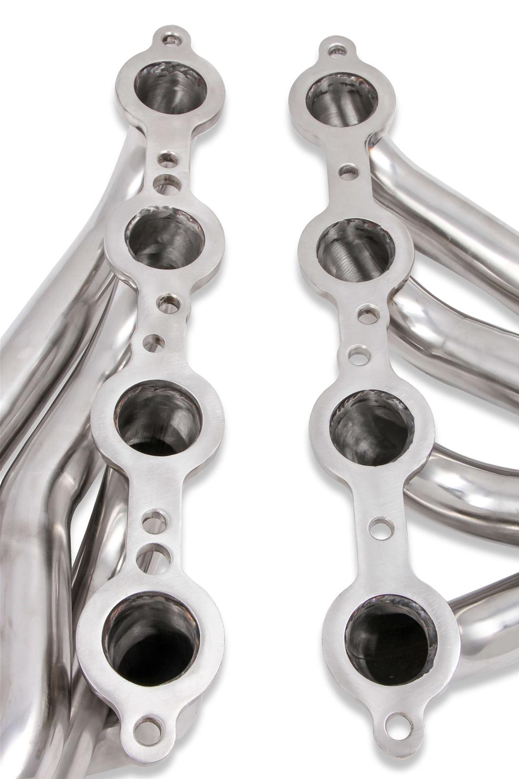 Flowtech Headers 11579FLT Headers, Shorty, 304 Stainless Steel, Polished, 1 5/8 in. Primary, 3/8 in. Flange, Chevy, LS Swap, Pair thumbnail 5