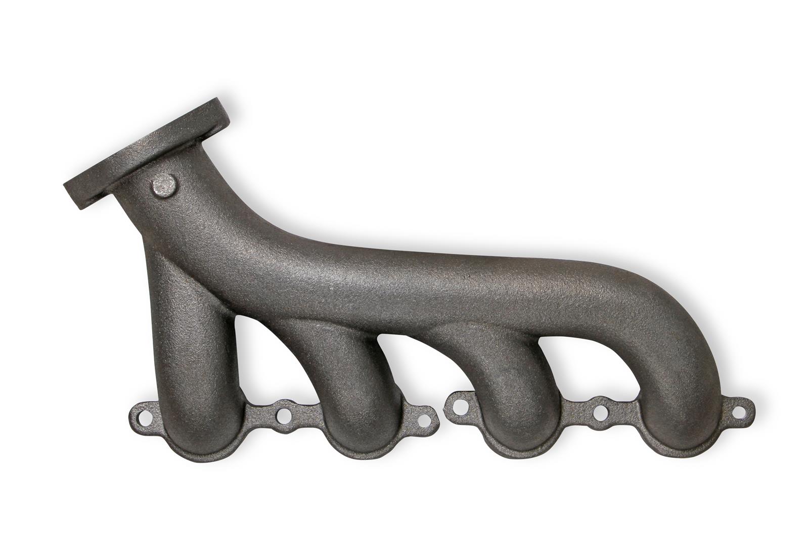Flowtech Rams Horn Exhaust Manifolds 11730FLT Manifolds, Cast, LS Swaps, Natural, Pair thumbnail 7