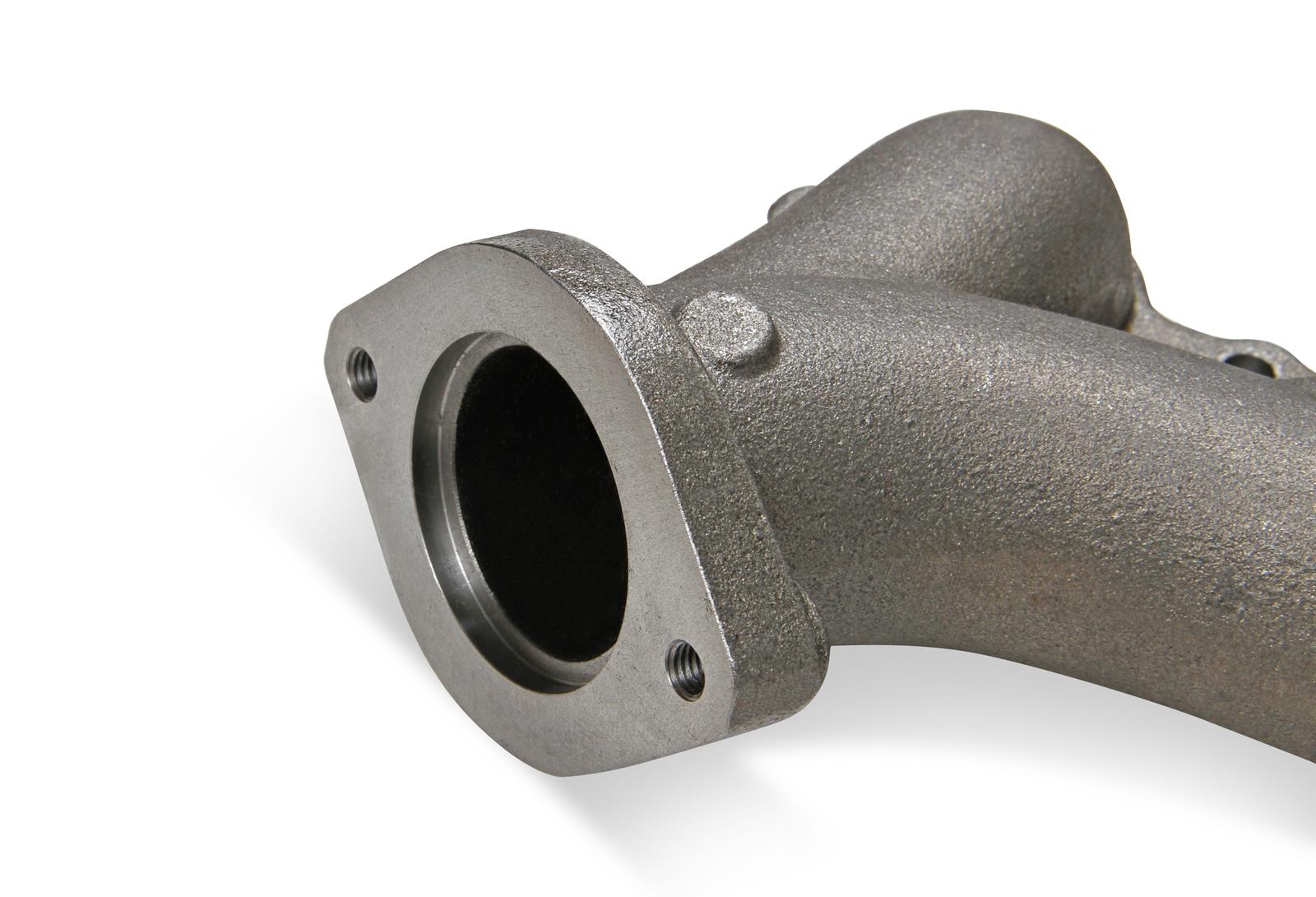 Flowtech Rams Horn Exhaust Manifolds 11730FLT Manifolds, Cast, LS Swaps, Natural, Pair thumbnail 8