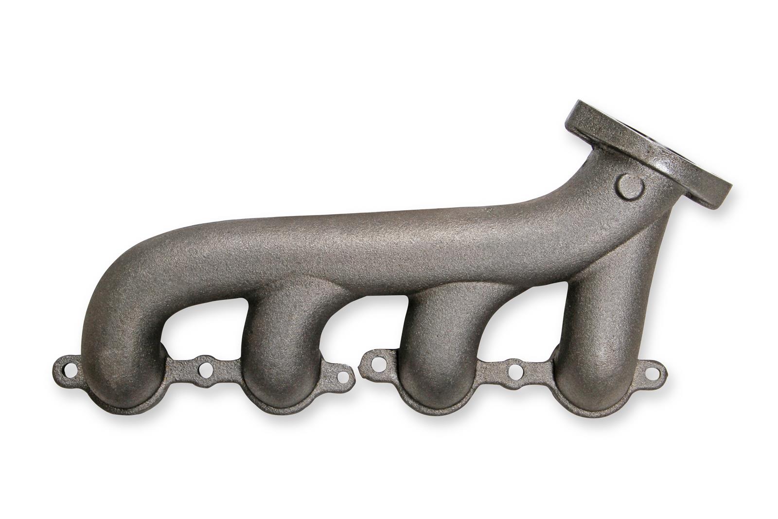 Flowtech Rams Horn Exhaust Manifolds 11730FLT Manifolds, Cast, LS Swaps, Natural, Pair thumbnail 9