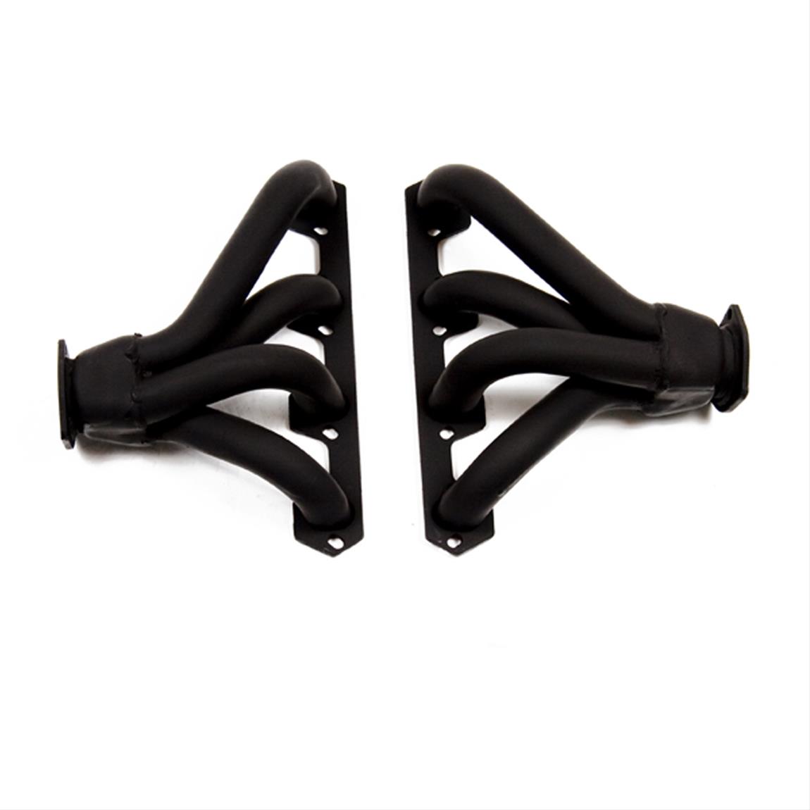 Flowtech Headers 12000FLT Headers, Block Hugger, Painted, Small Block, Ford, 289-351W, Universal Street Rod, 1.625 in.x 2.500 in., Pair