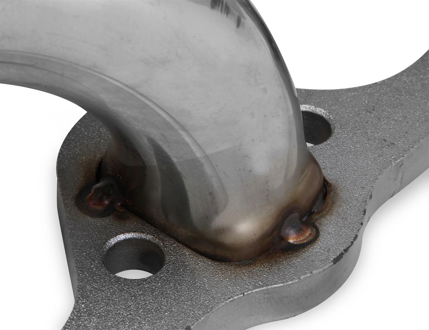 Flowtech Headers 12120FLT Headers, Tri-Y, Steel, Polished, 1 1/2 in. Primary Tube O.D., 2.500 in. Collector Diameter, Angle/Straight Plug, Ford, 4.3L, 4.7L, 5.0L, Pair thumbnail 4